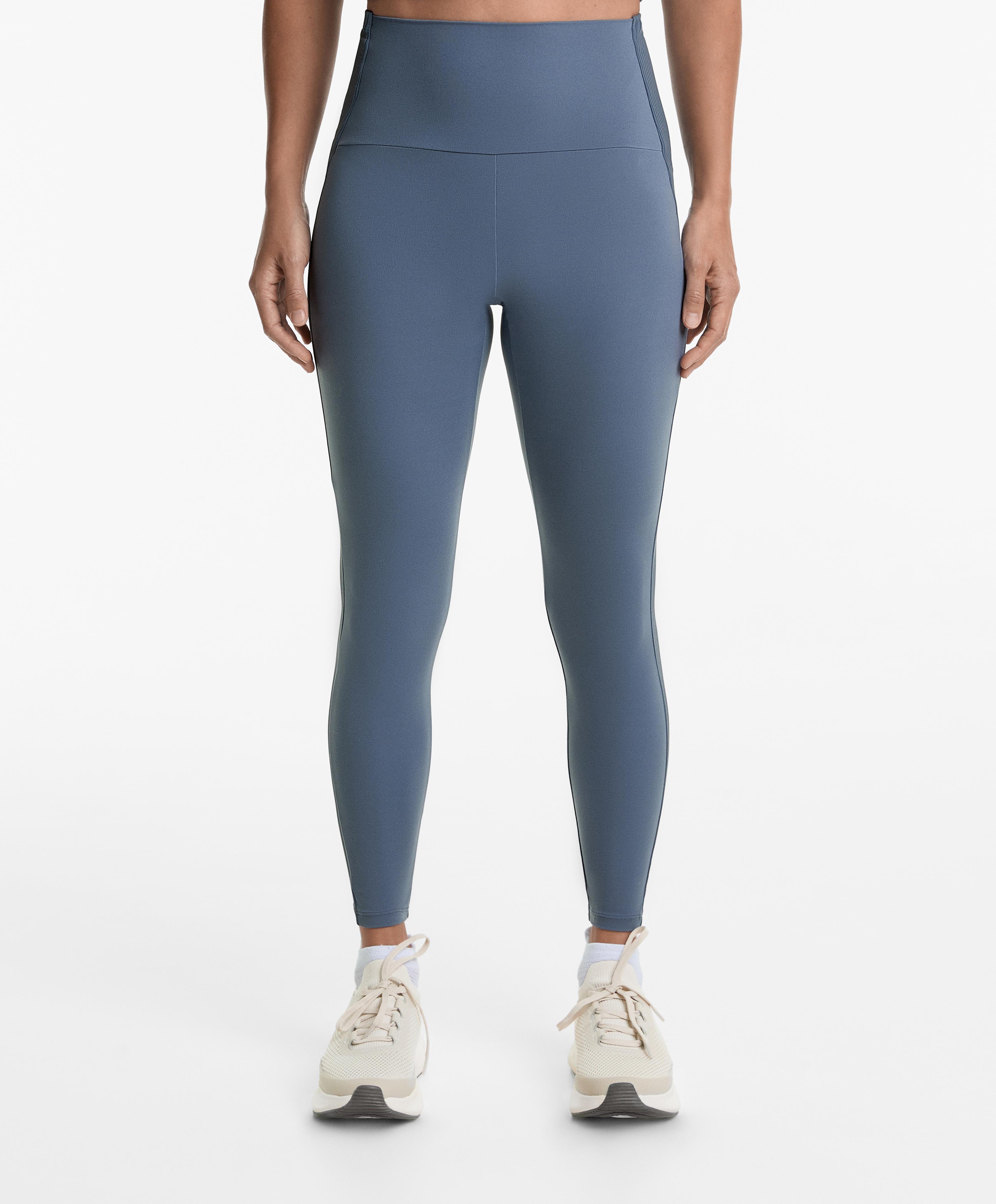 Knöchellange Comfortlux High Rise Leggings, 65 cm mit Rib