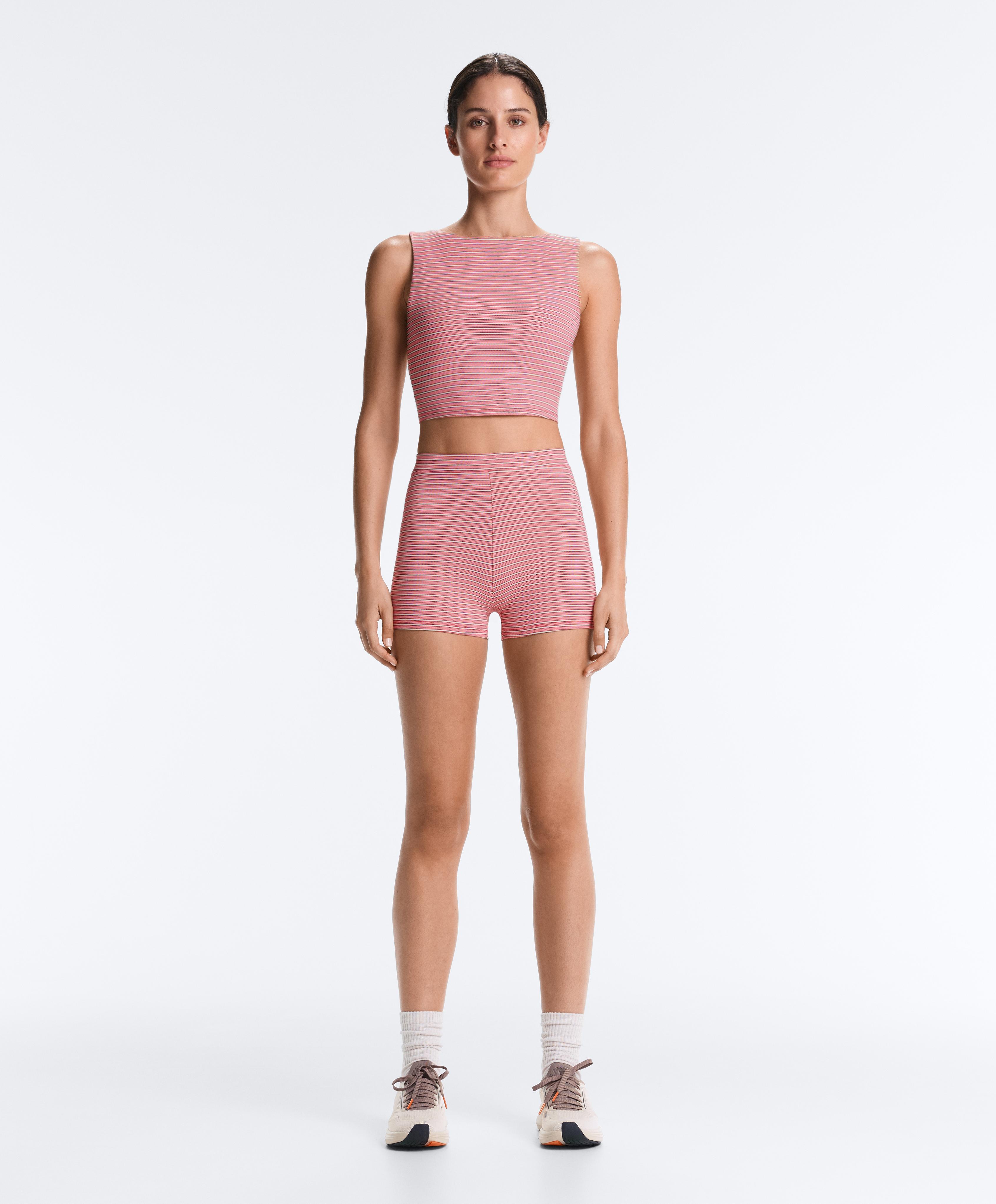 Comfortlux boat neck tank top — RED