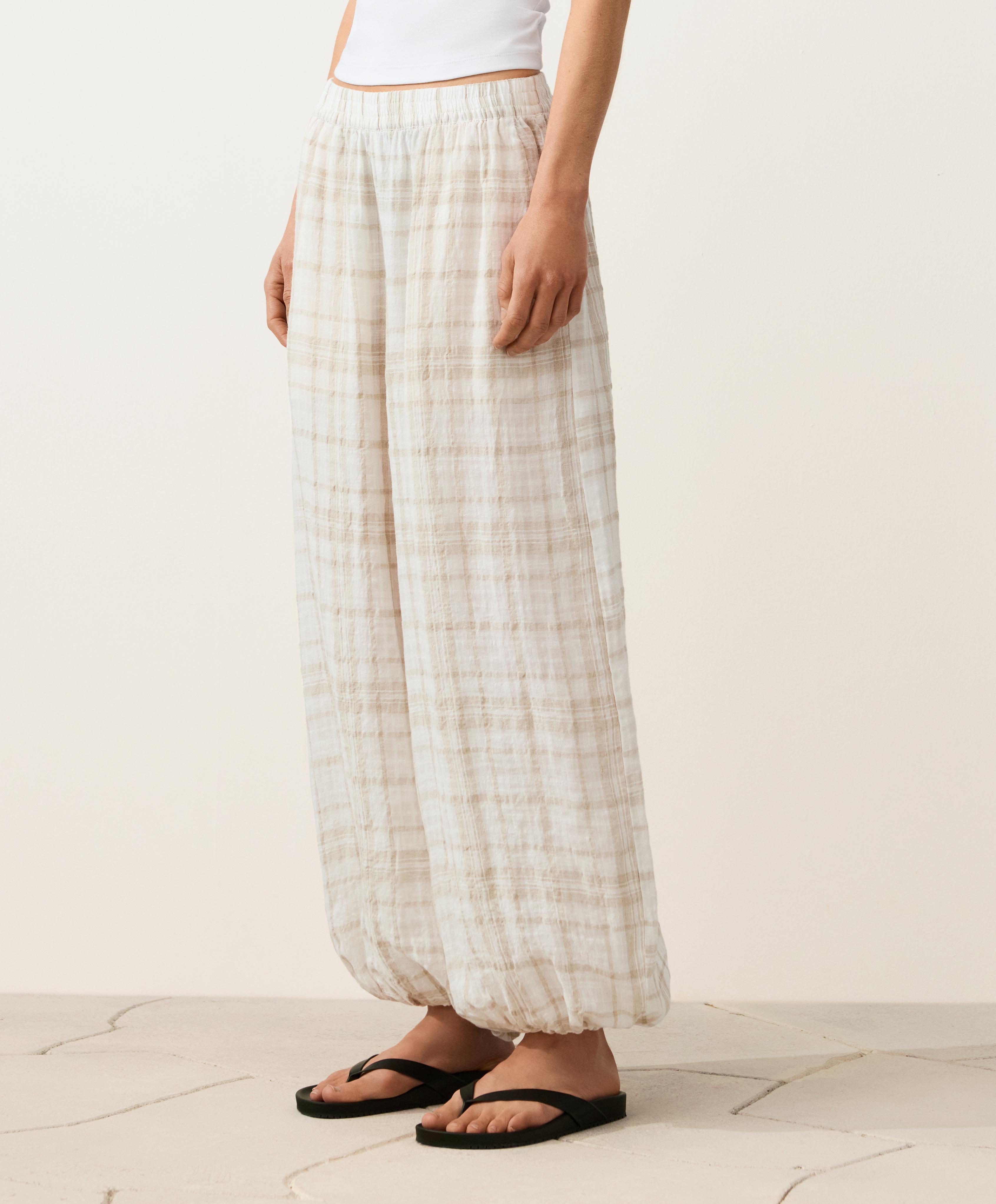 100% linen bloomer trousers 100% linen bloomer trousers