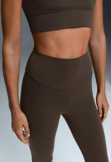 Ankle-length High rise Comfortlux leggings — BROWN 4