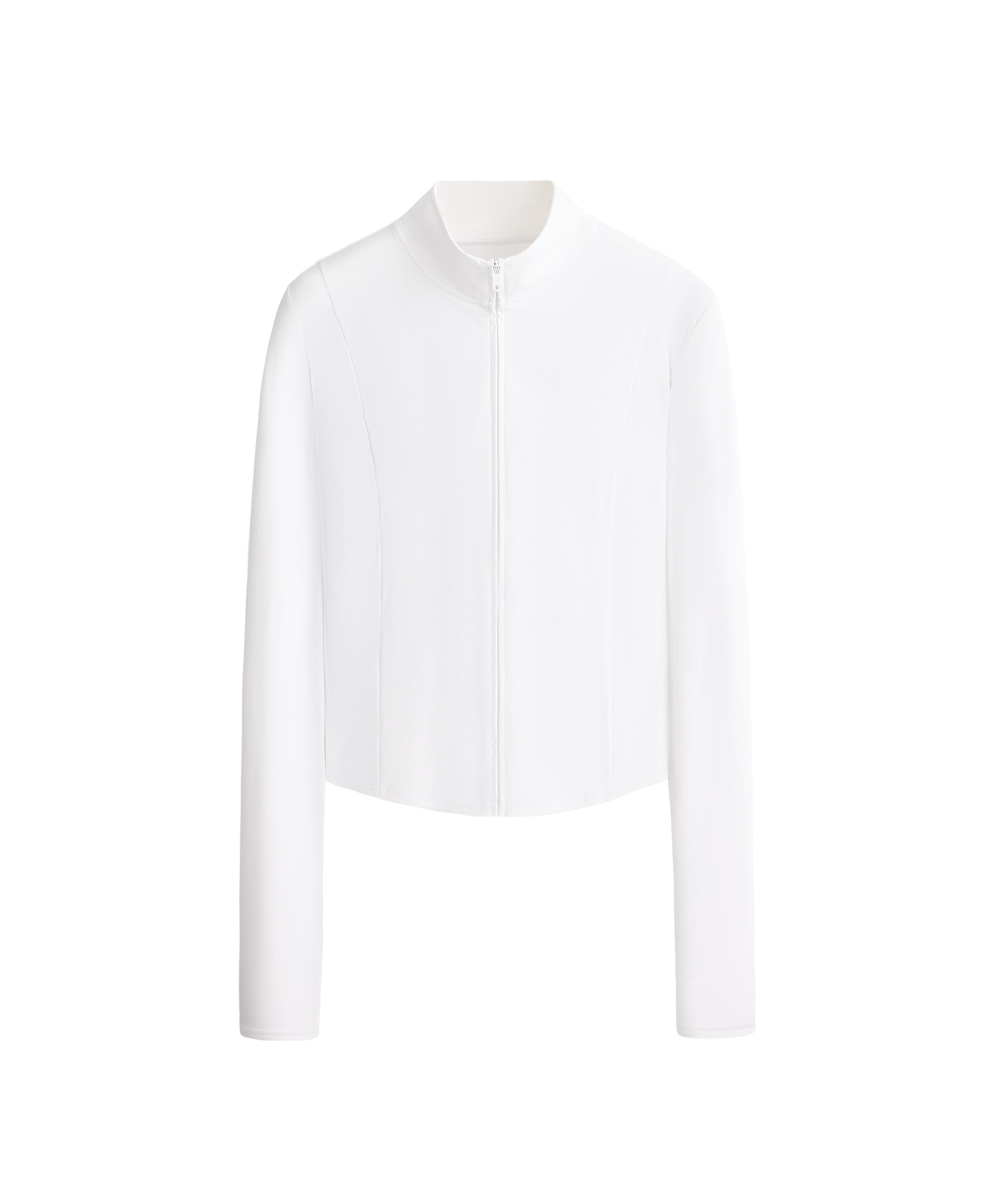Short Light Touch technical jacket — WHITE 