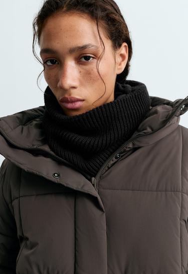 Knit neck warmer — BLACK 3