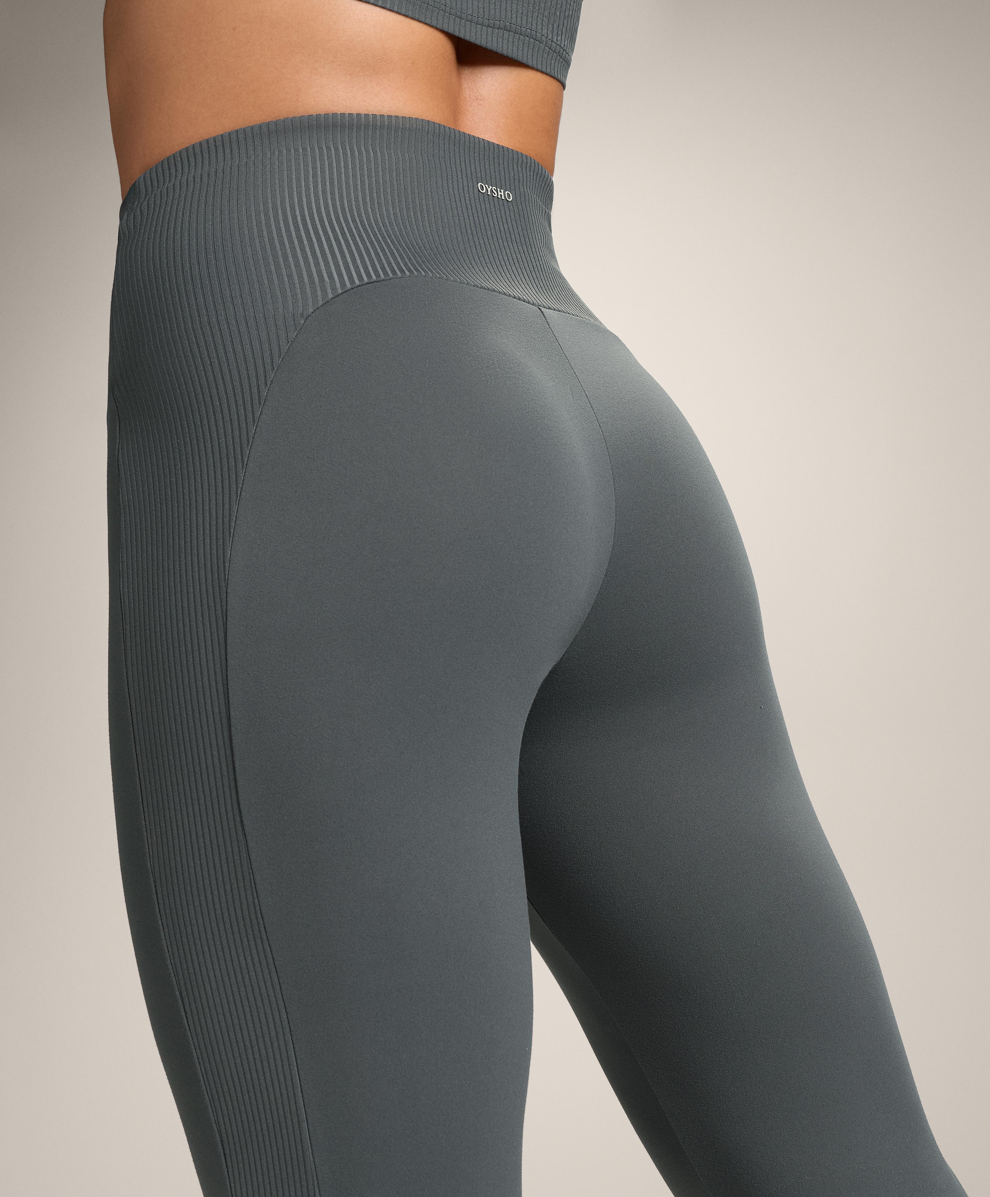 High-rise Comfortlux rib flare trousers - Sale