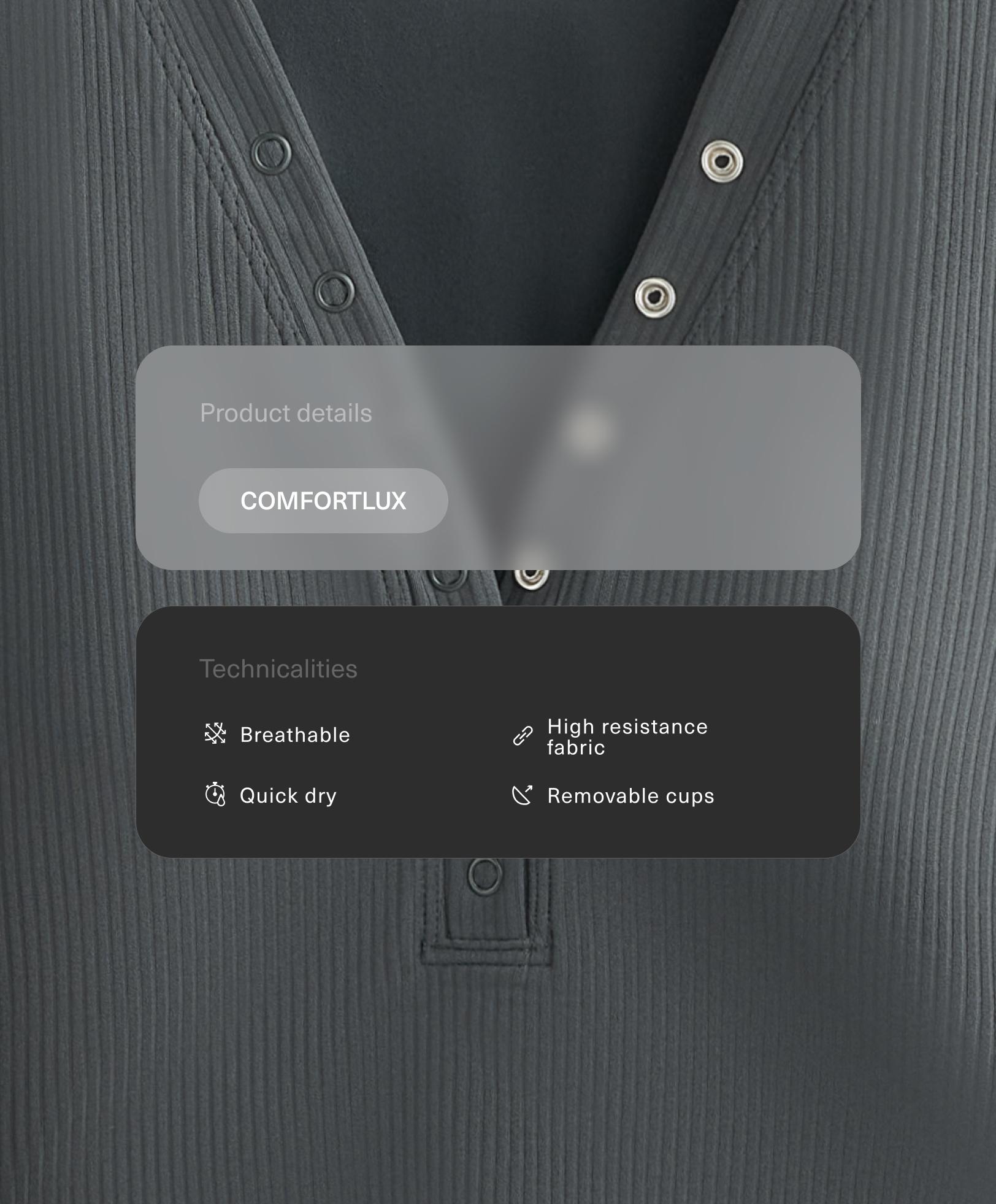 Comfortlux long-sleeved rib T-shirt - Sale Comfortlux long-sleeved rib T-shirt - Sale