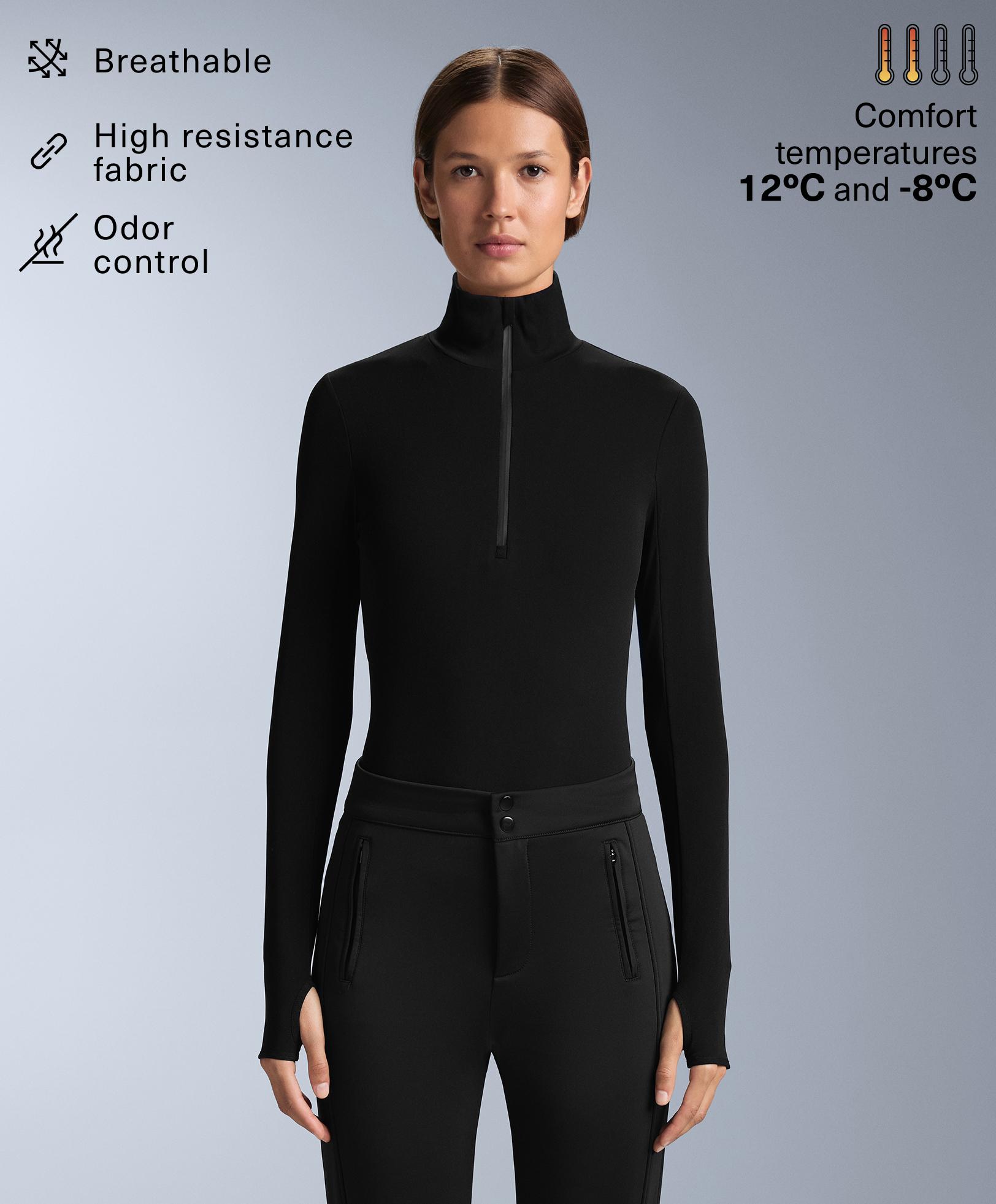 Thermal base layer half-zip top Thermal base layer half-zip top