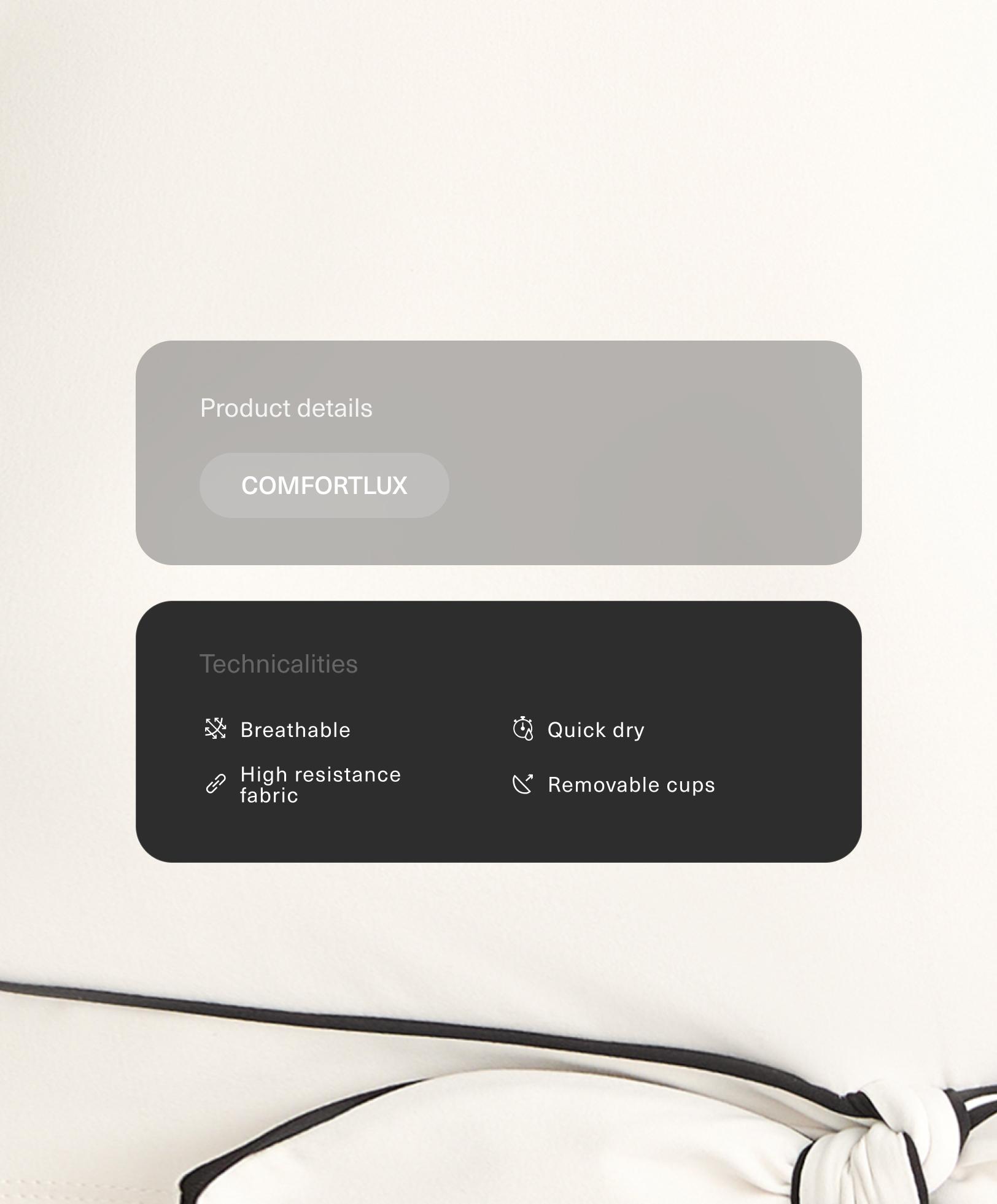 Tank top Comfortlux sans manches à nœud