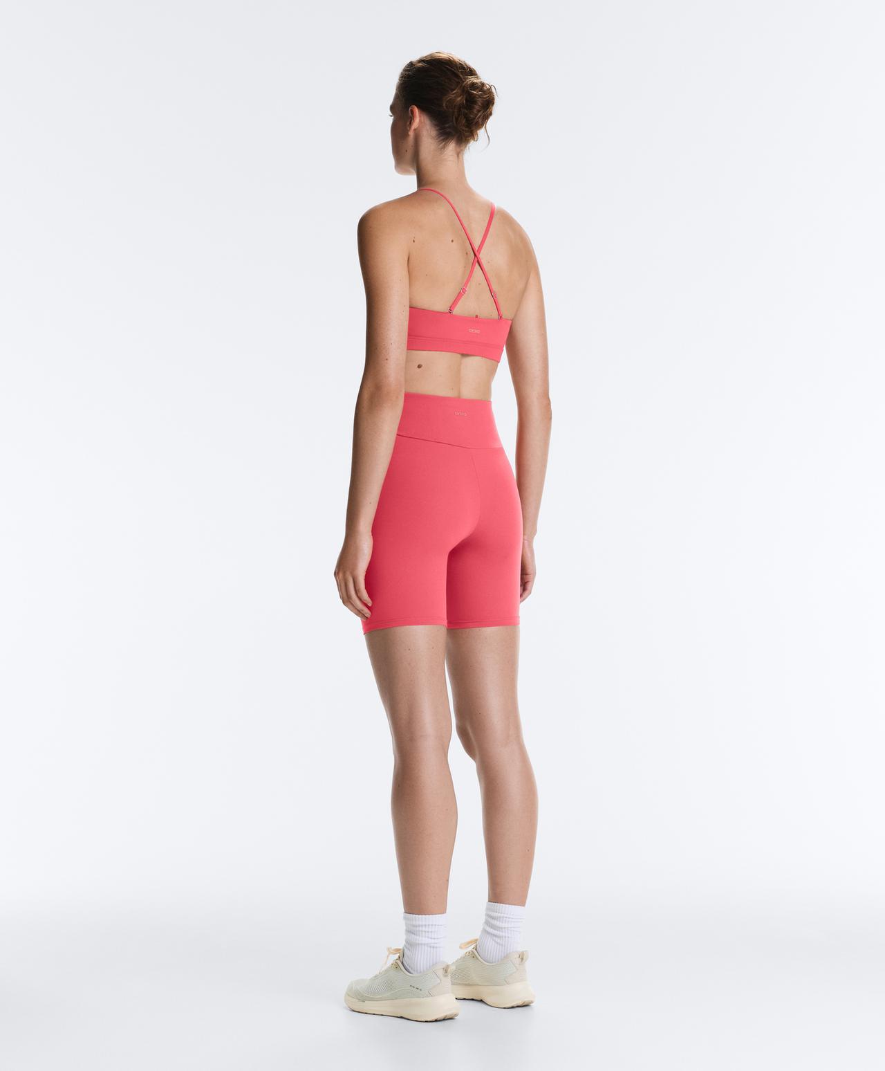 Leggings biker high rise comfortlux 20 cm — WASHED RED