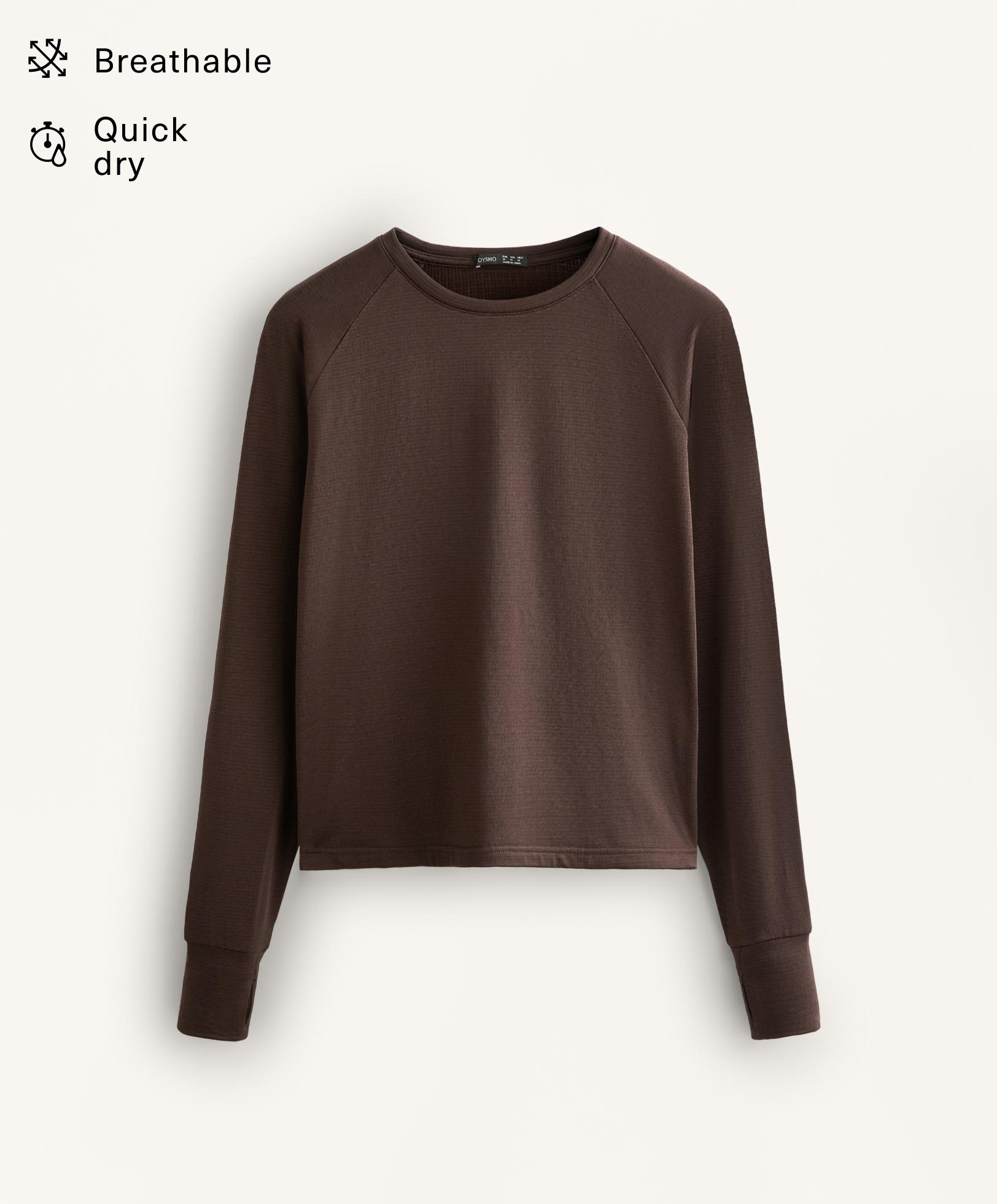Long-sleeved technical T-shirt