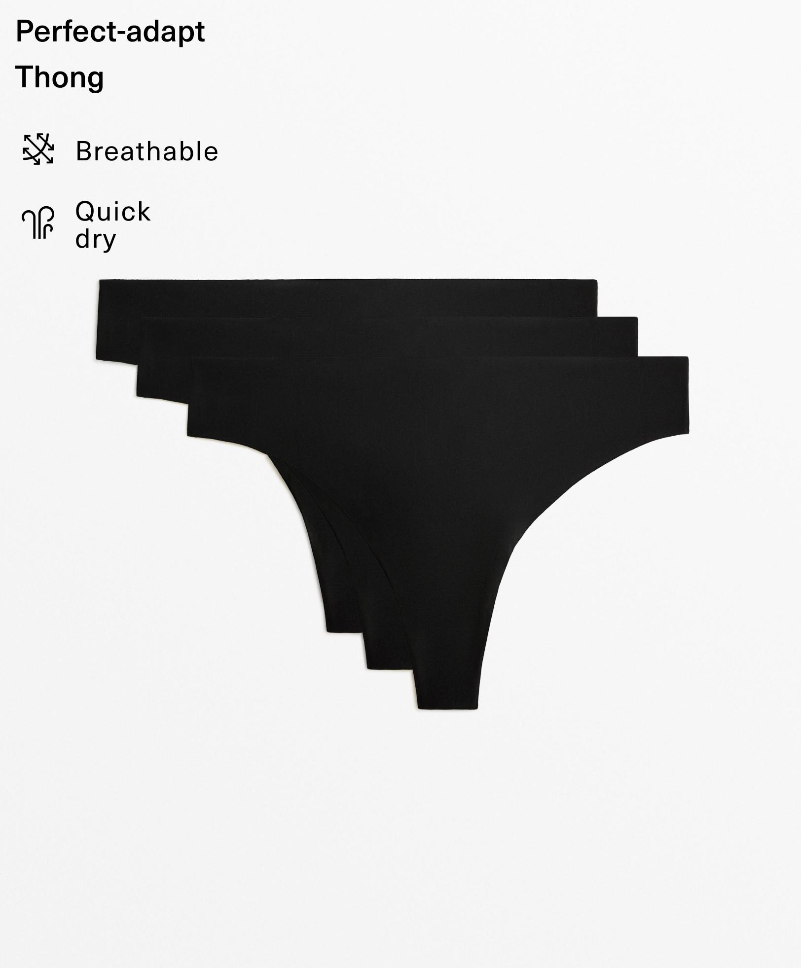 3 polyamide blend invisible thongs