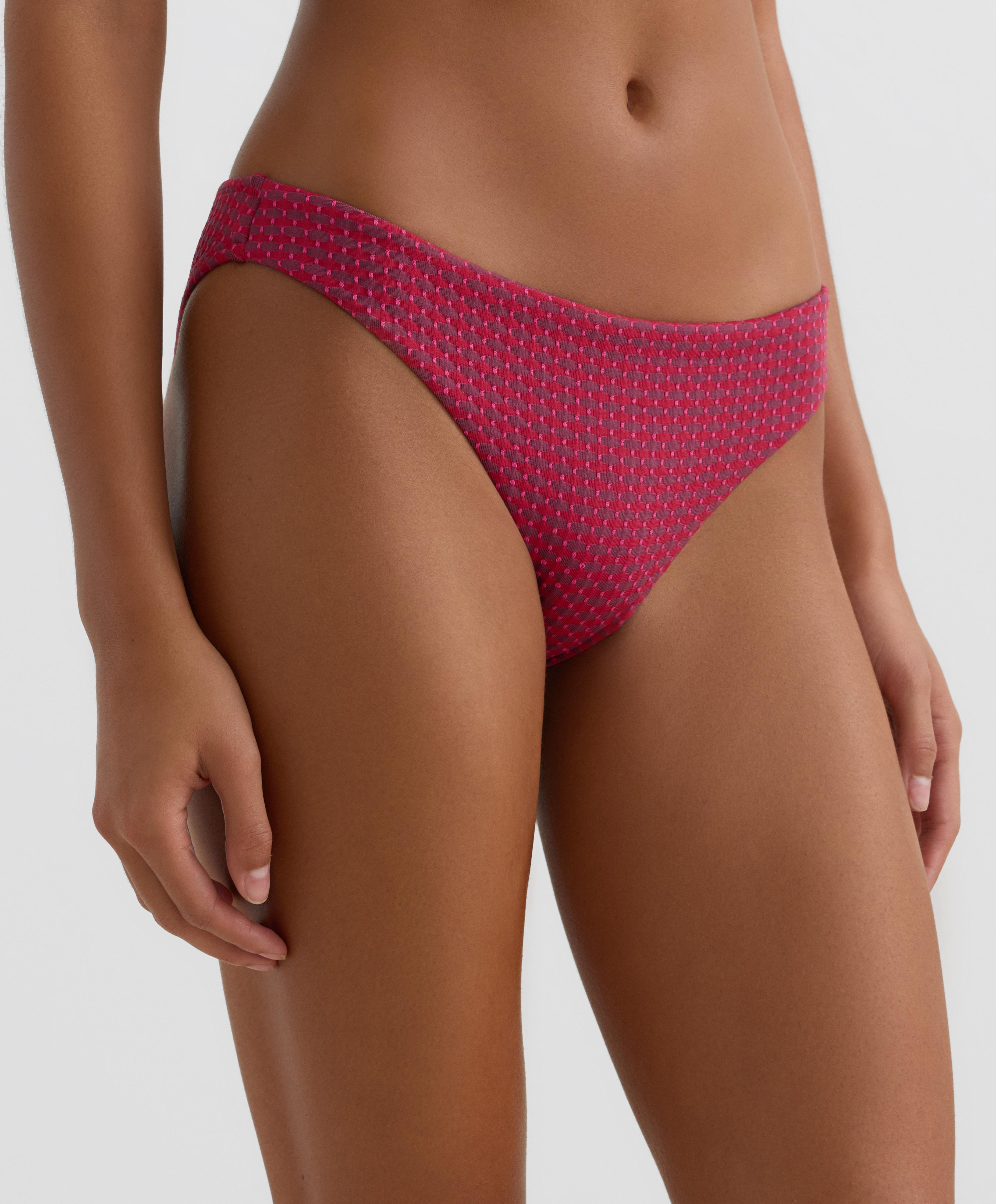 Klassiek bikinibroekje met geometrische jacquard