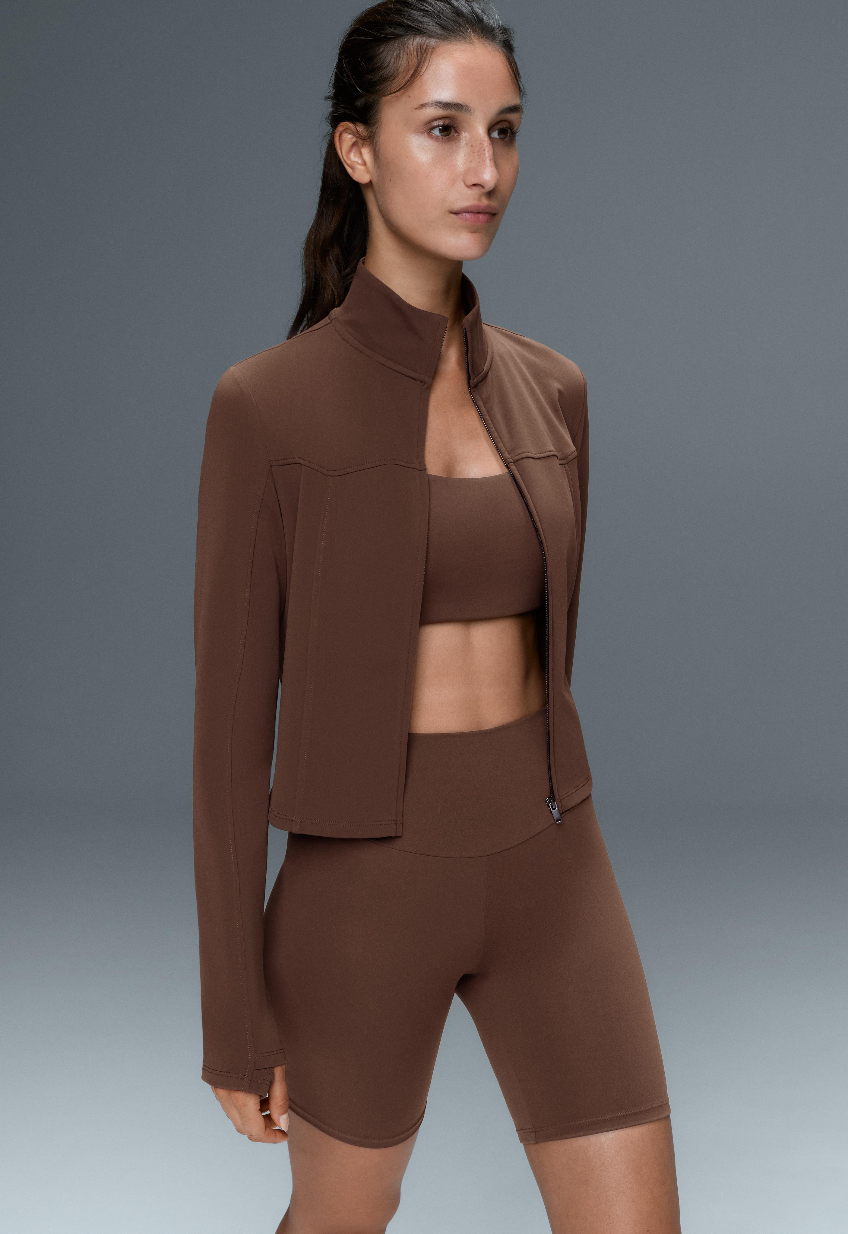 Light warm boxy technical jacket — COCOA