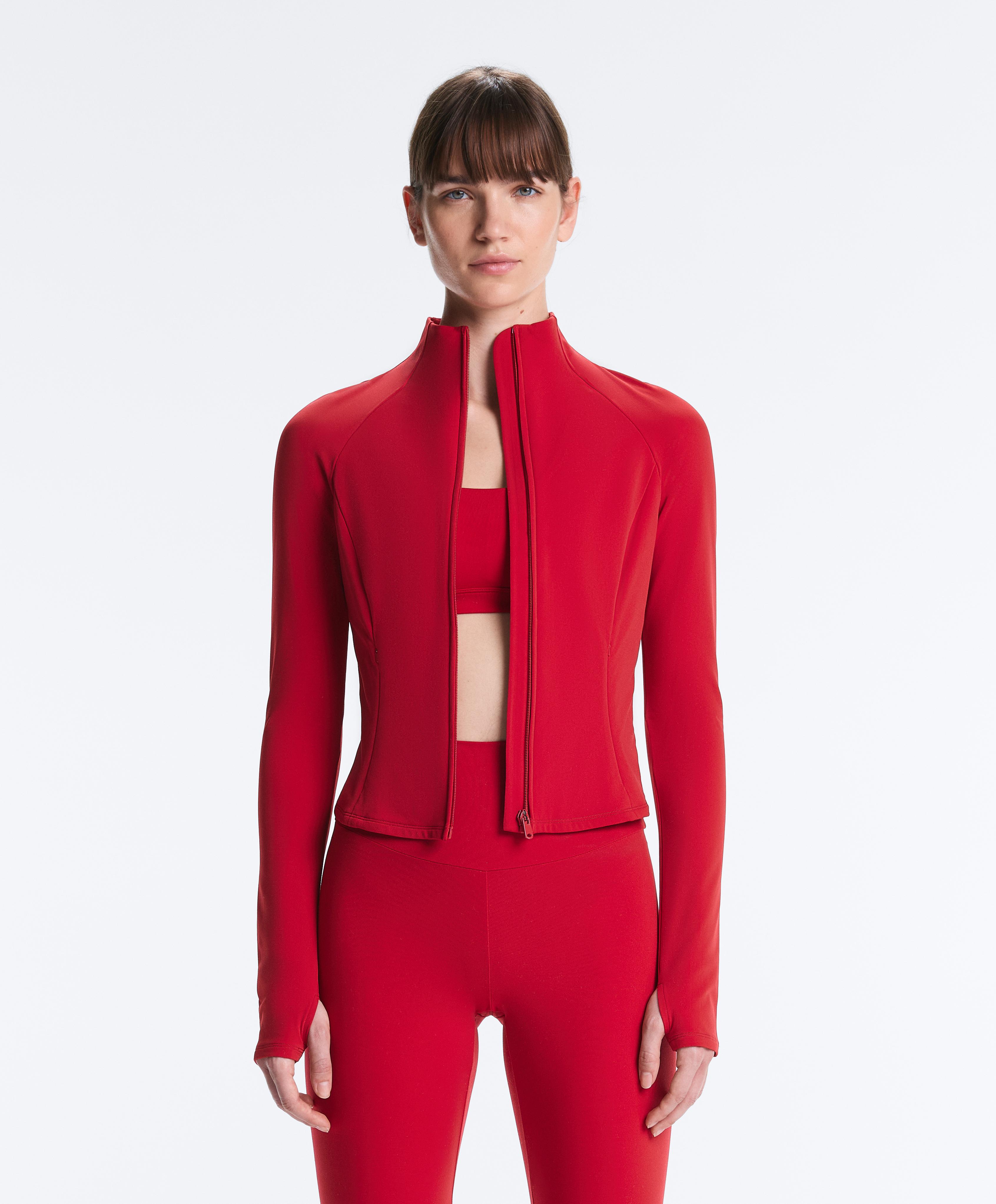 Light warm technical jacket — BRIGHT RED