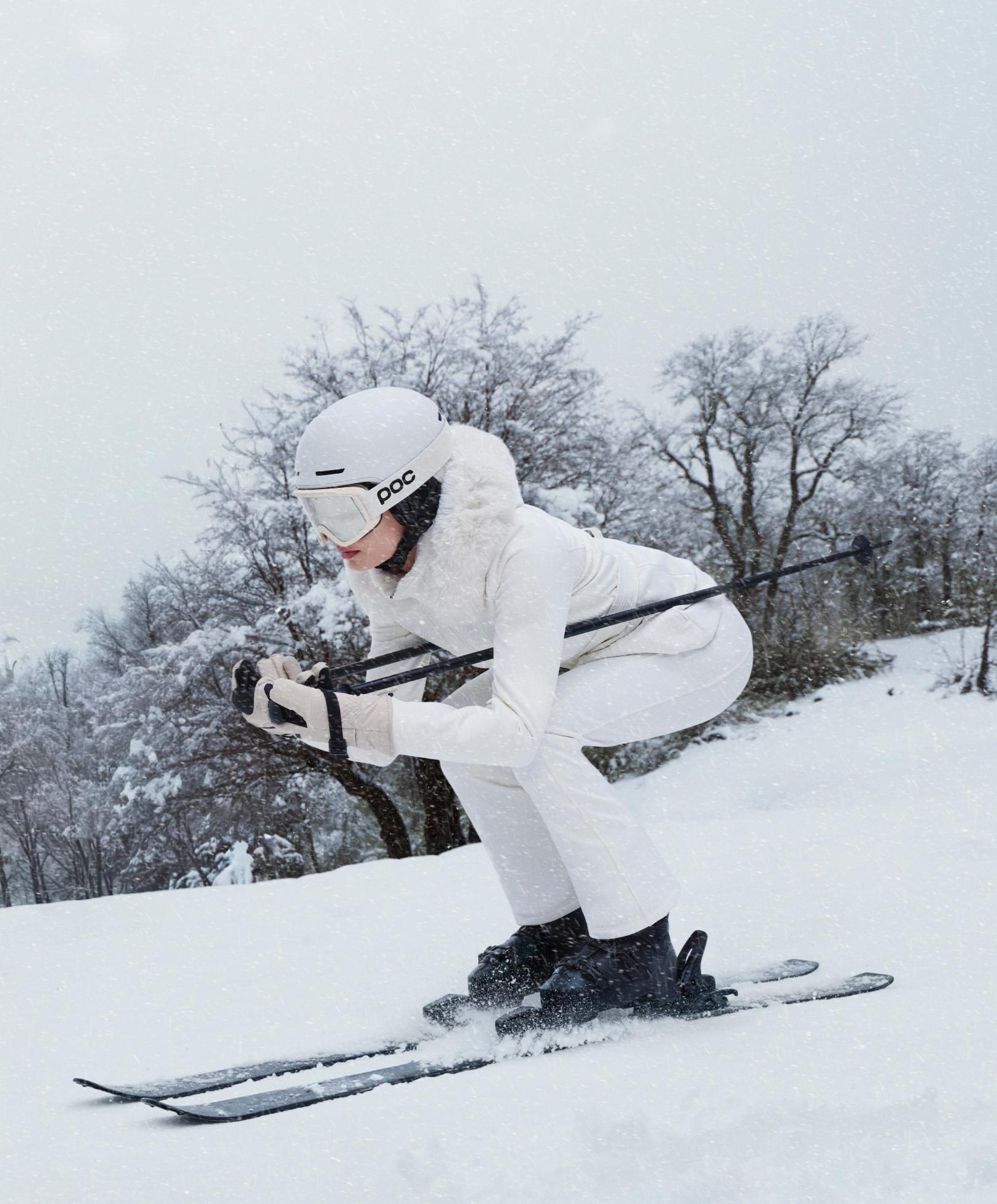 Primaloft® SKI water-resistant super-fitted jacket — WHITE 