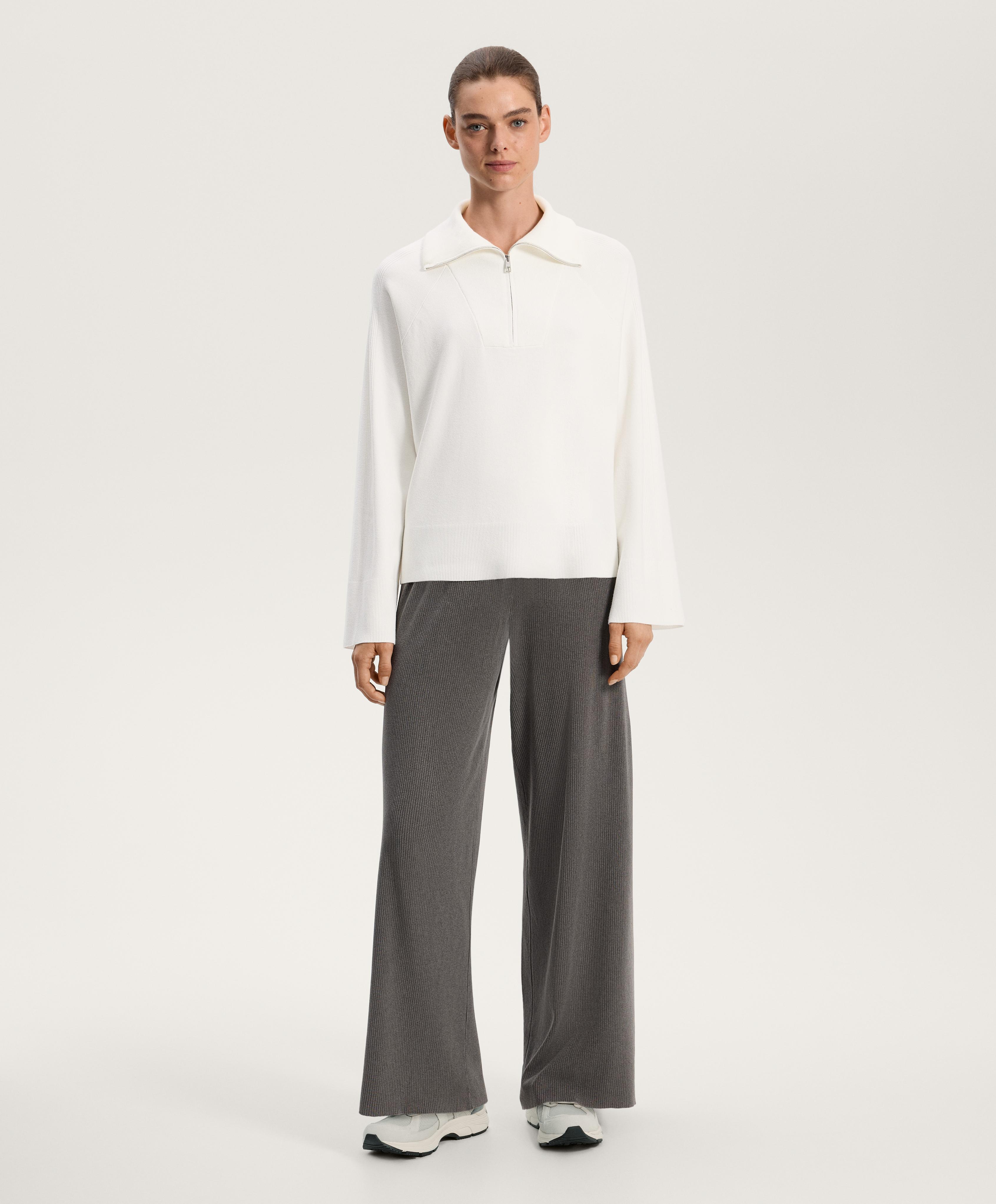 Knit half-zip jumper | OYSHO United States