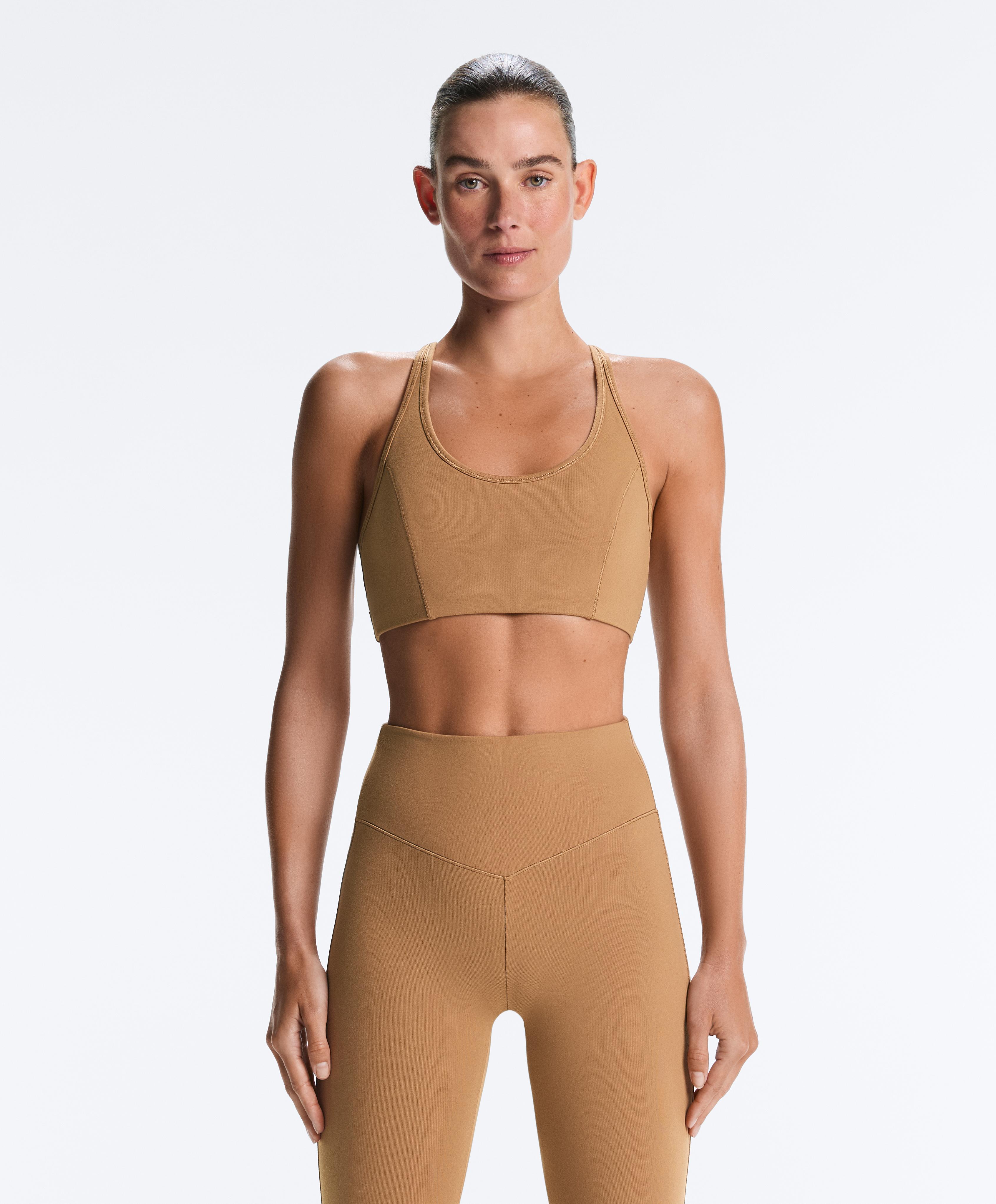 Evermove medium-support sports bra — PRALINE