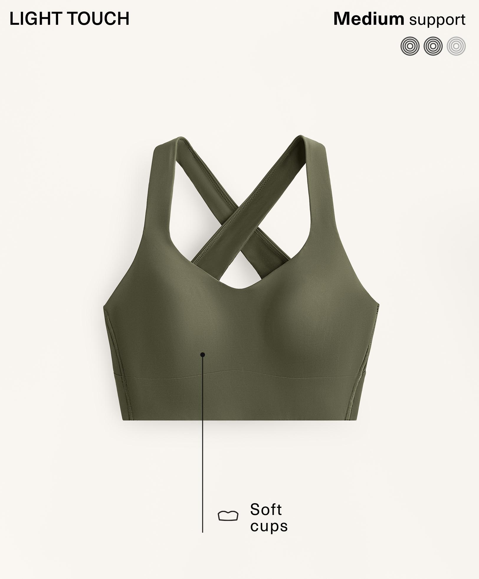 Light Touch medium-support crossover back bra Light Touch medium-support crossover back bra