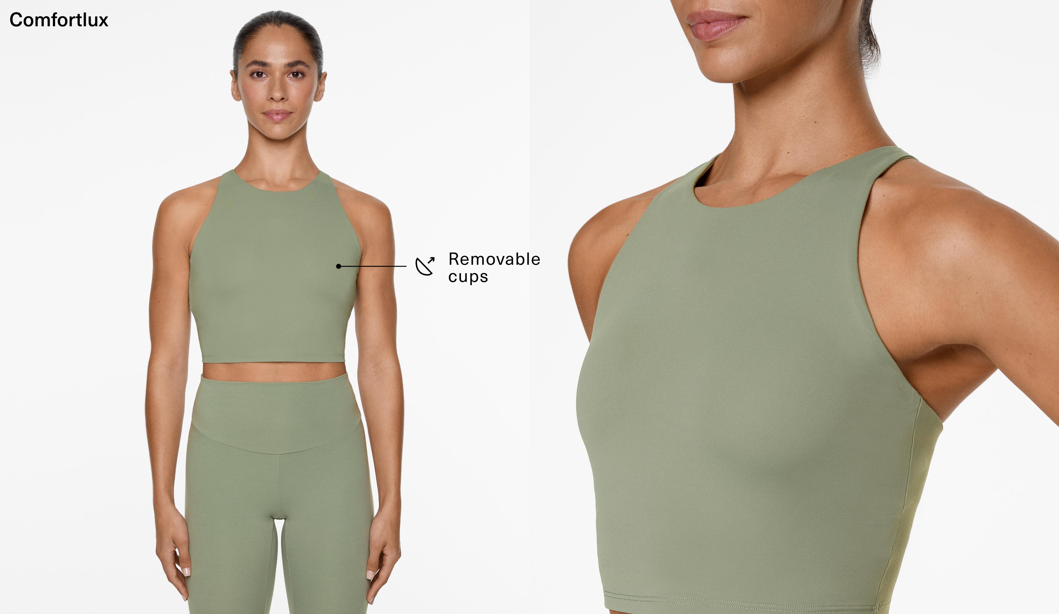 Comfortlux strap tank top with cups - Sale