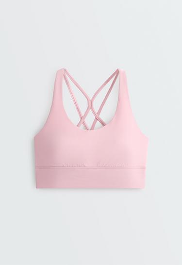 Medium support Comfortlux sports bra with cup — PALE PINK 6