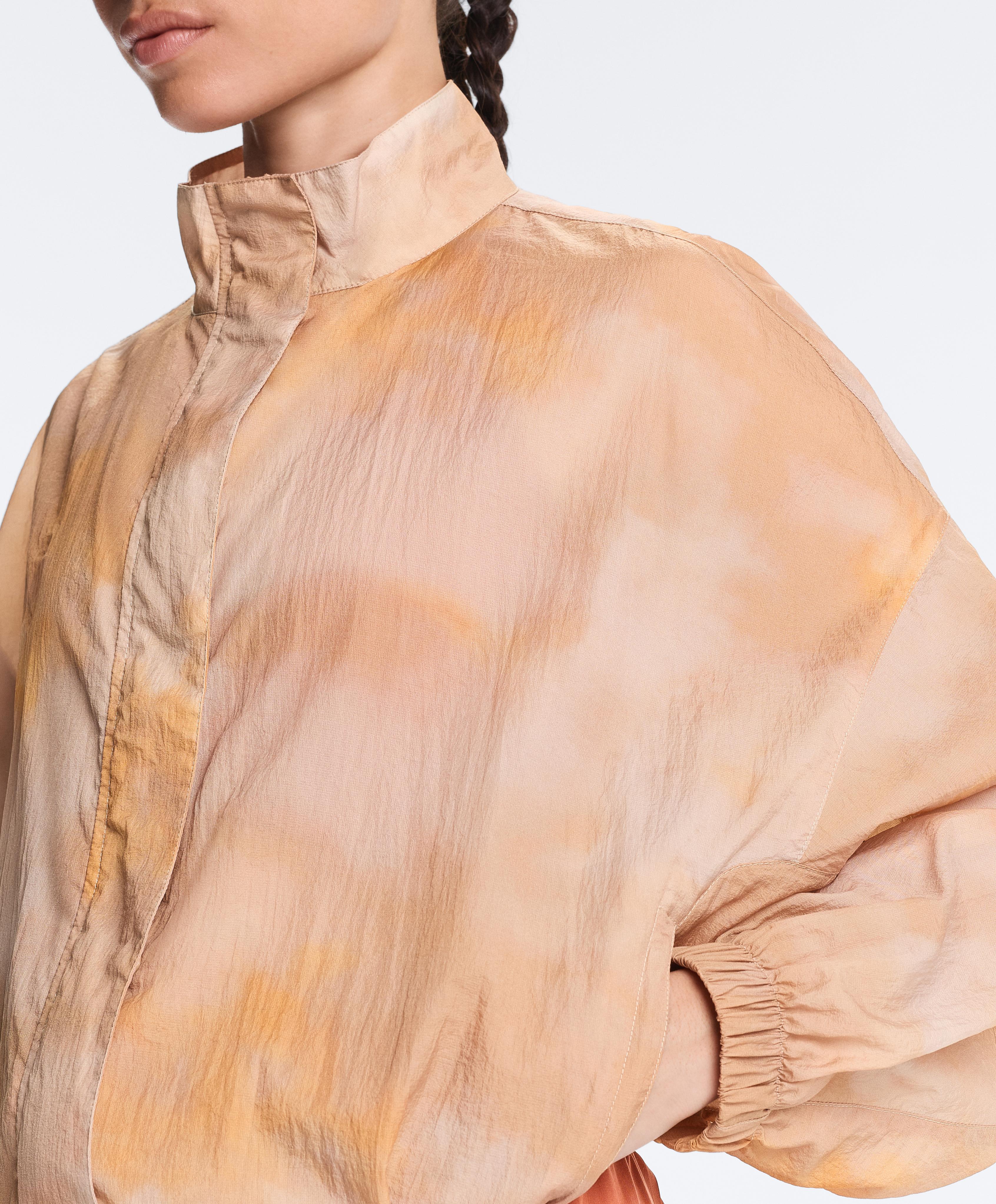 Tie-dye print track jacket — NUDE