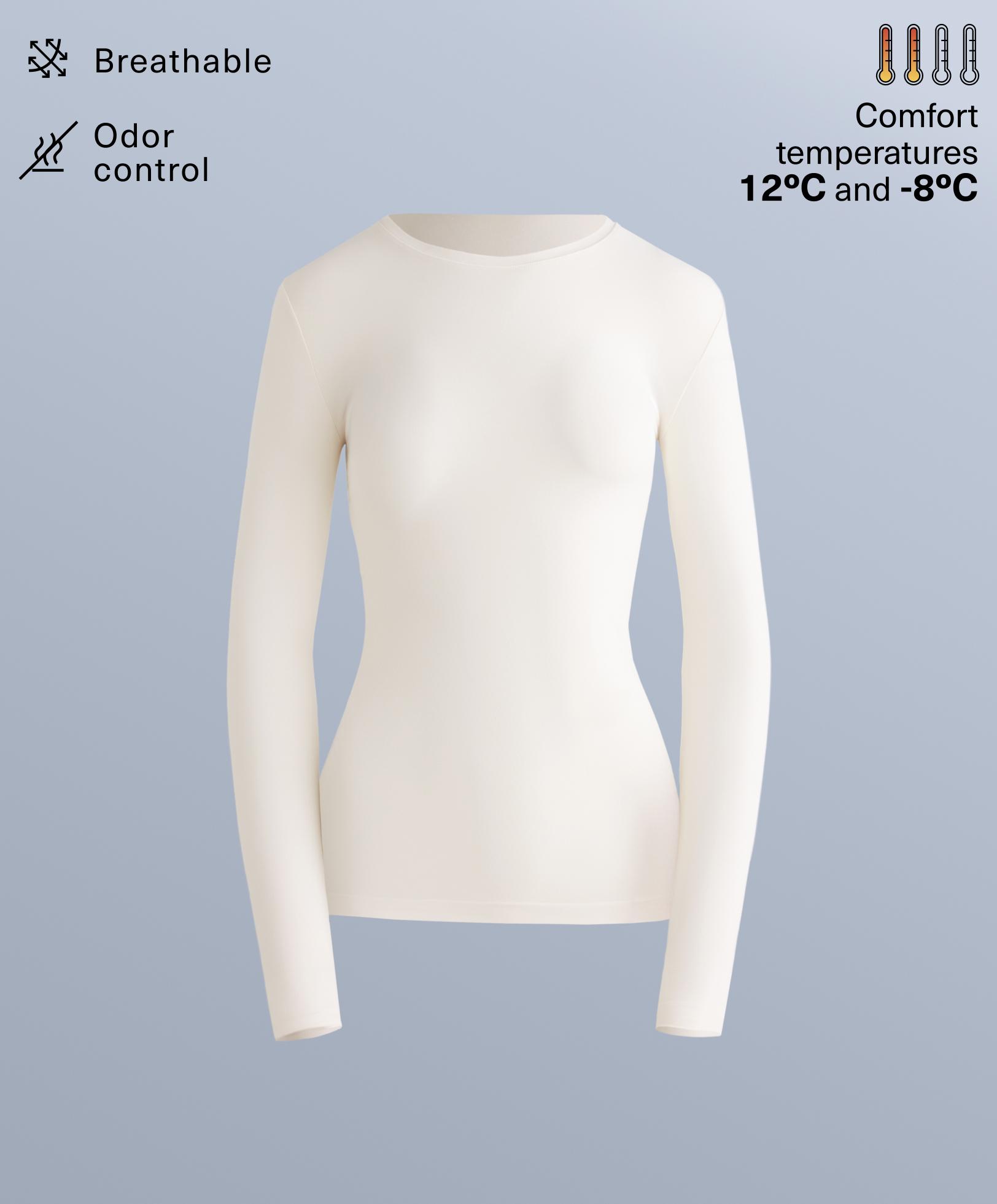 Seamless thermal base layer T-shirt