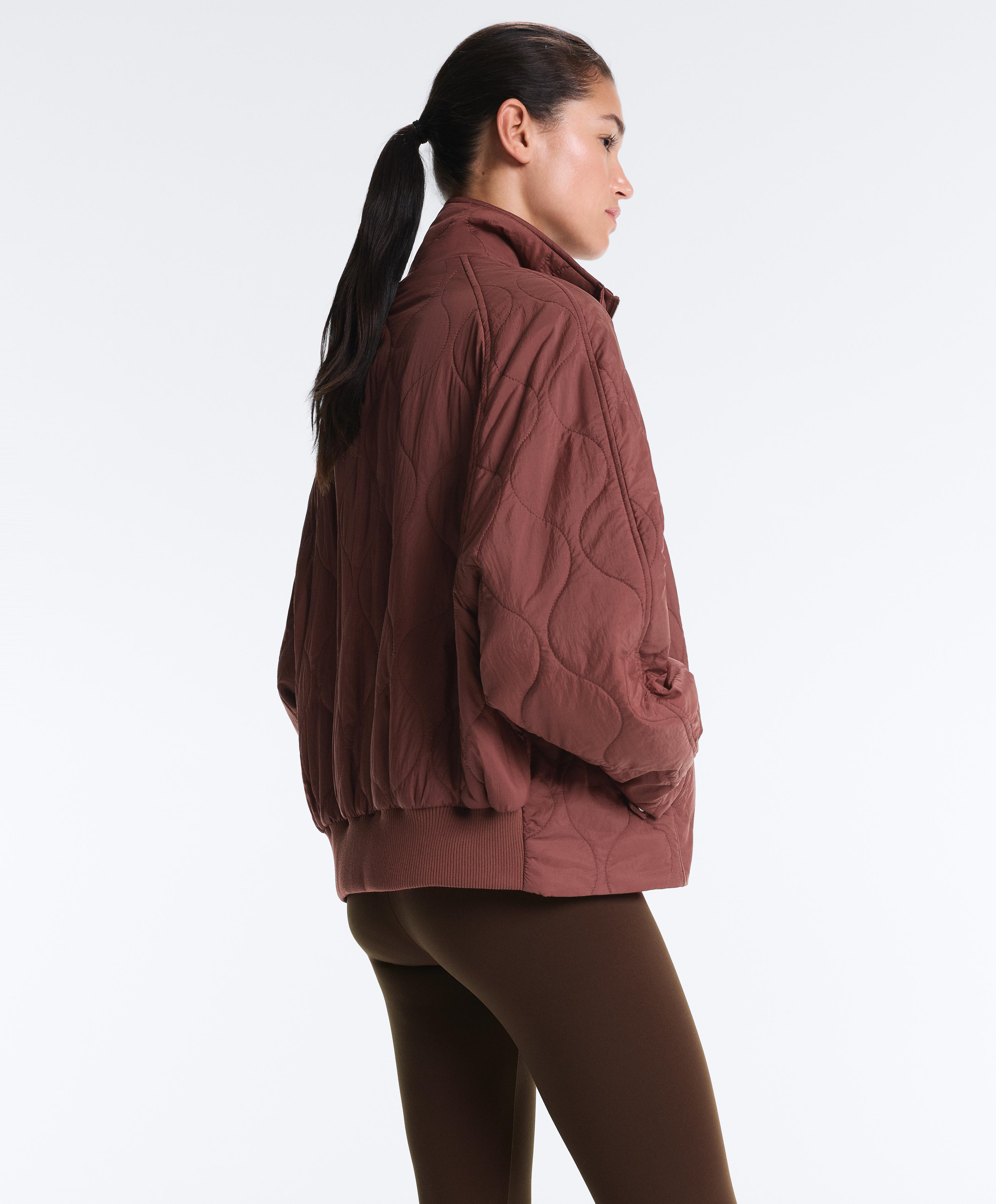 Water-repellent FELLEX® AEROGEL padded jacket — MAHOGANY