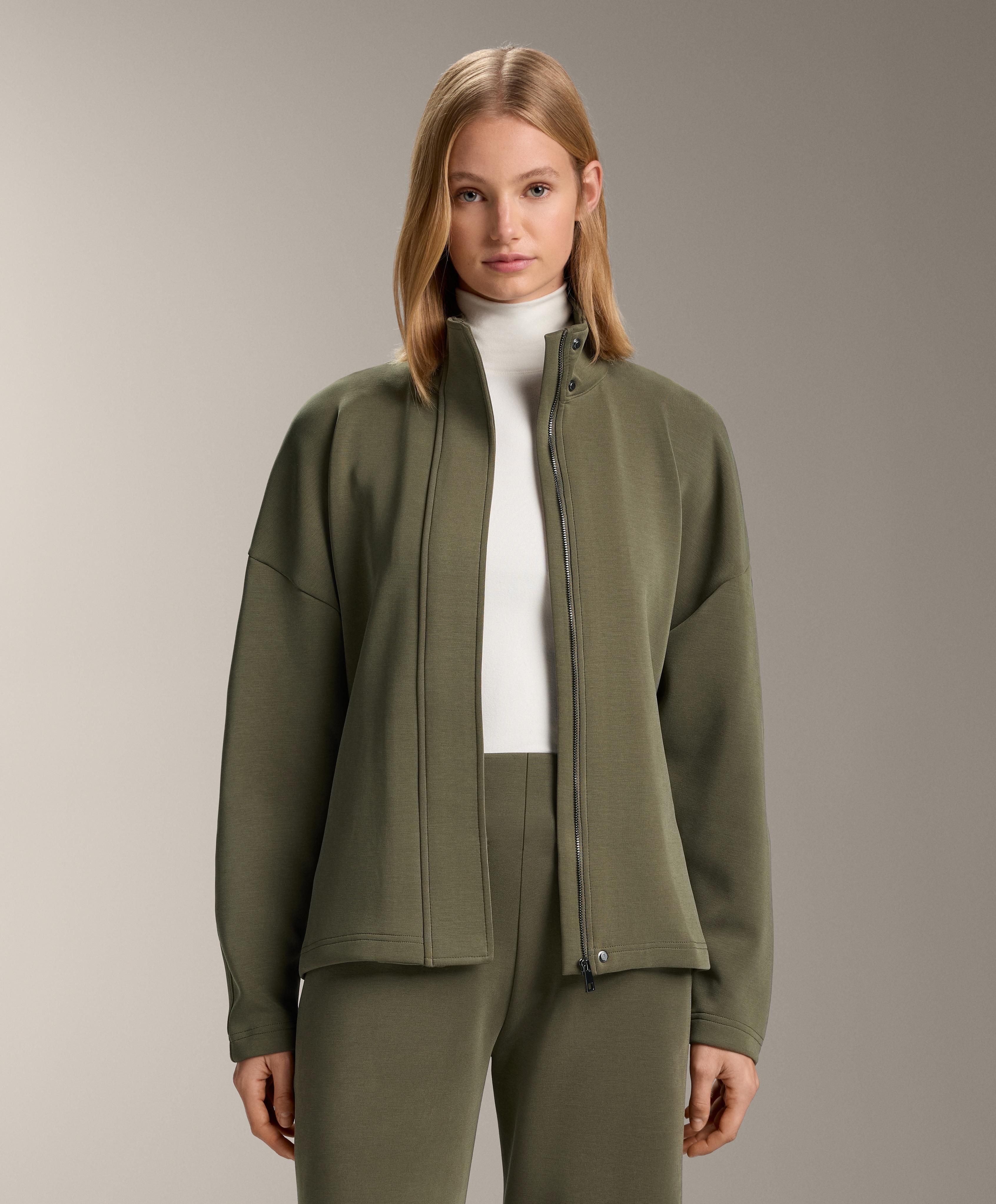 Chaqueta cinturón con modal brushed - Rebajas Chaqueta cinturón con modal brushed - Rebajas