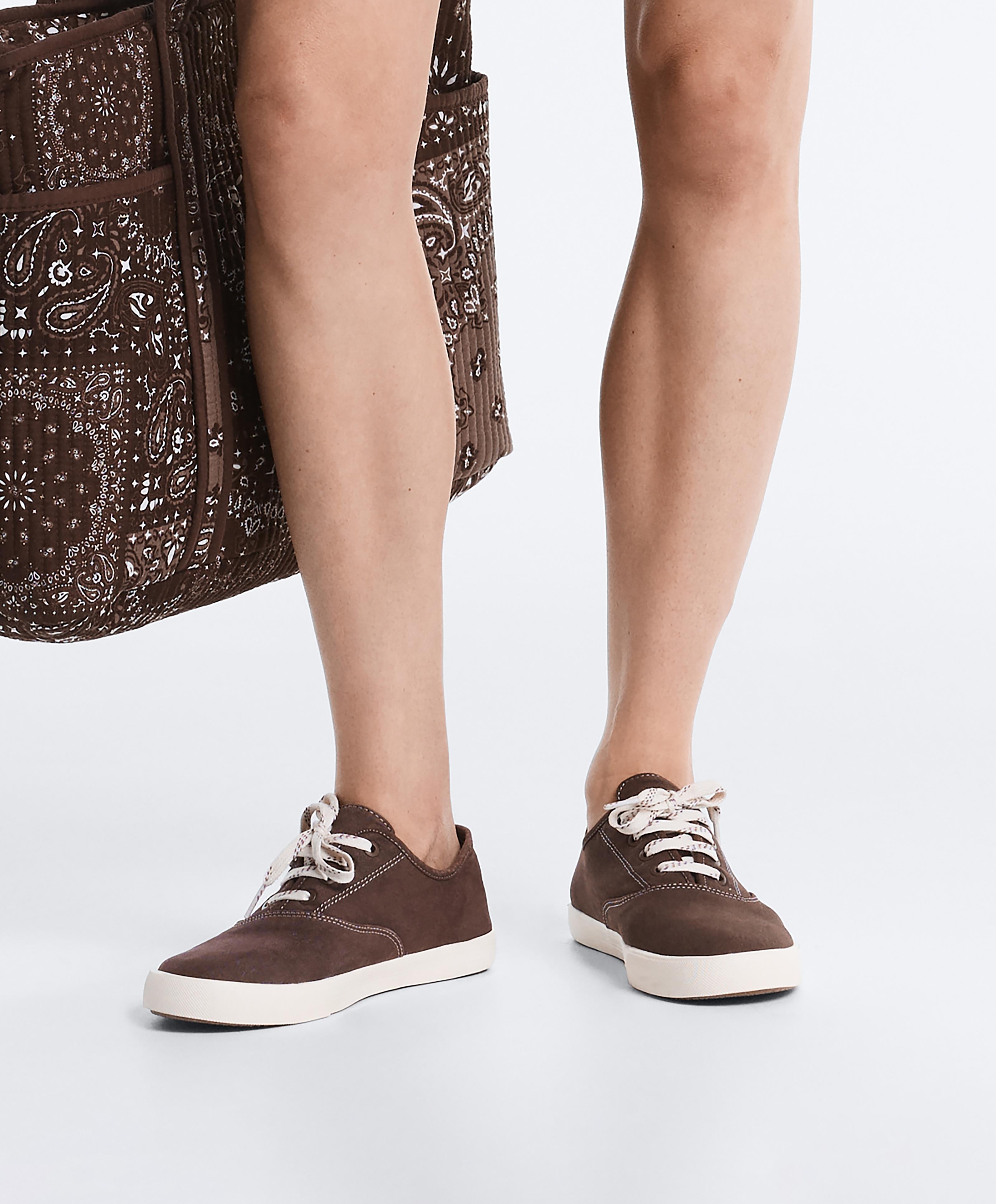 Canvas trainers — BROWN