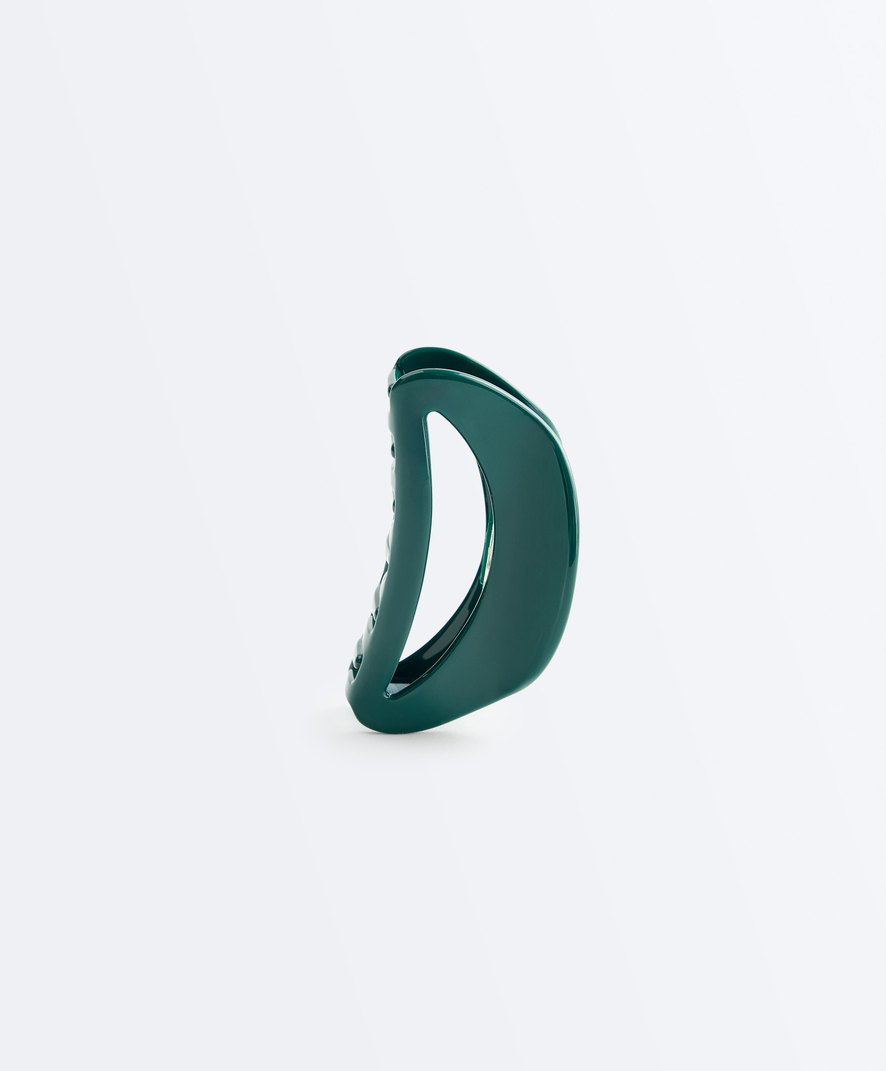 Large hair clip — GREEN