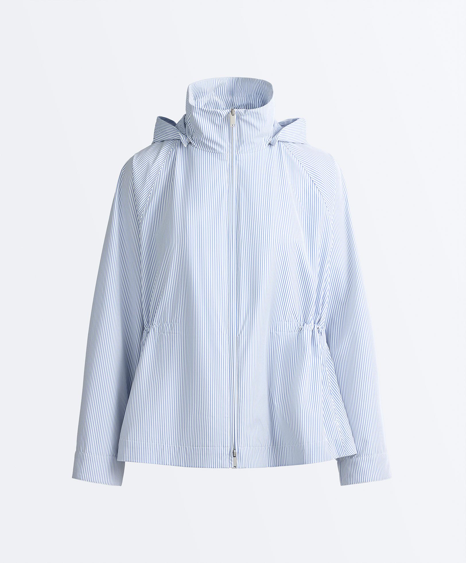 Extra lightweight 10k waterproof striped jacket — PALE BLUE