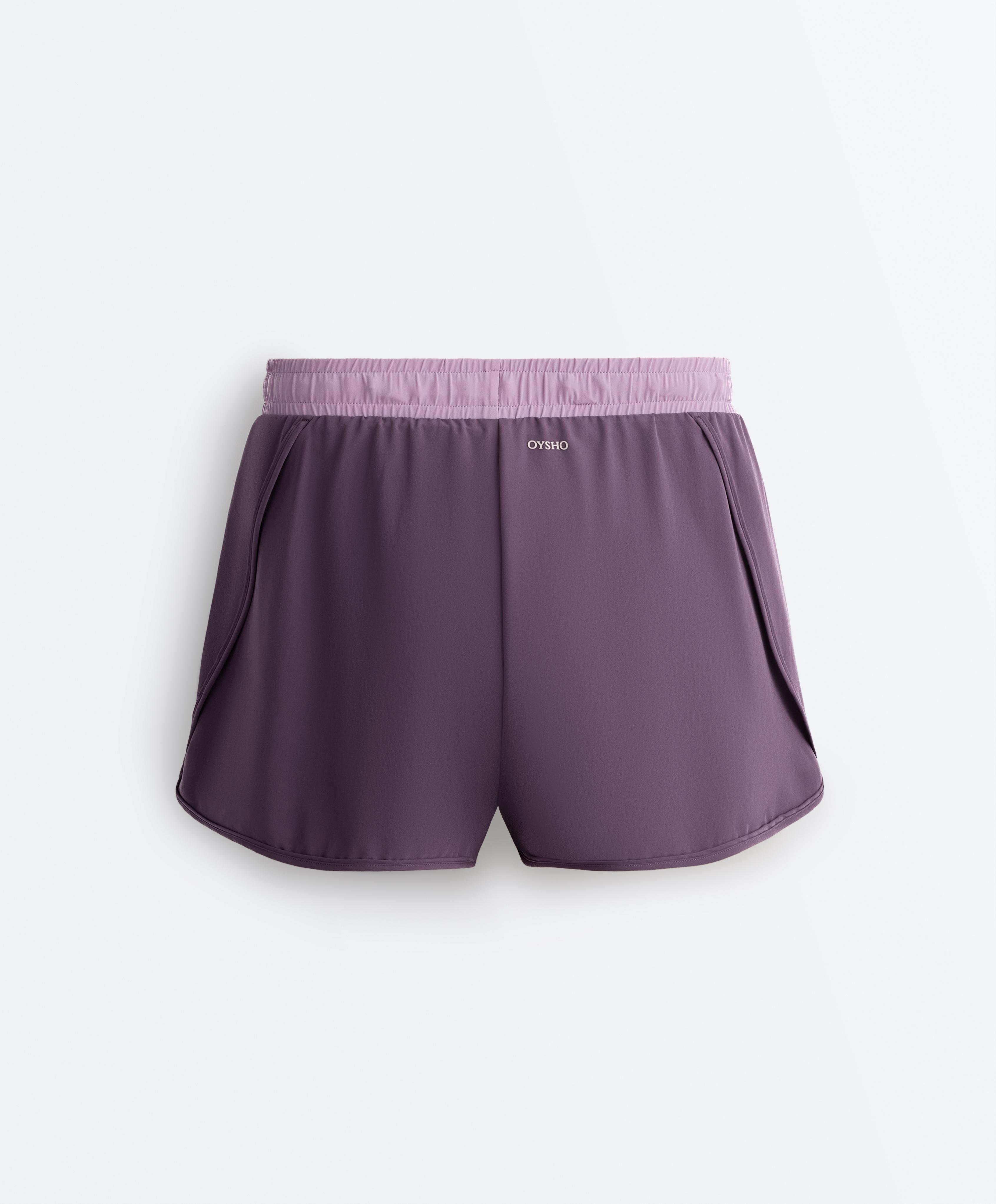 2-in-1 Technical Shorts — WASHED PURPLE