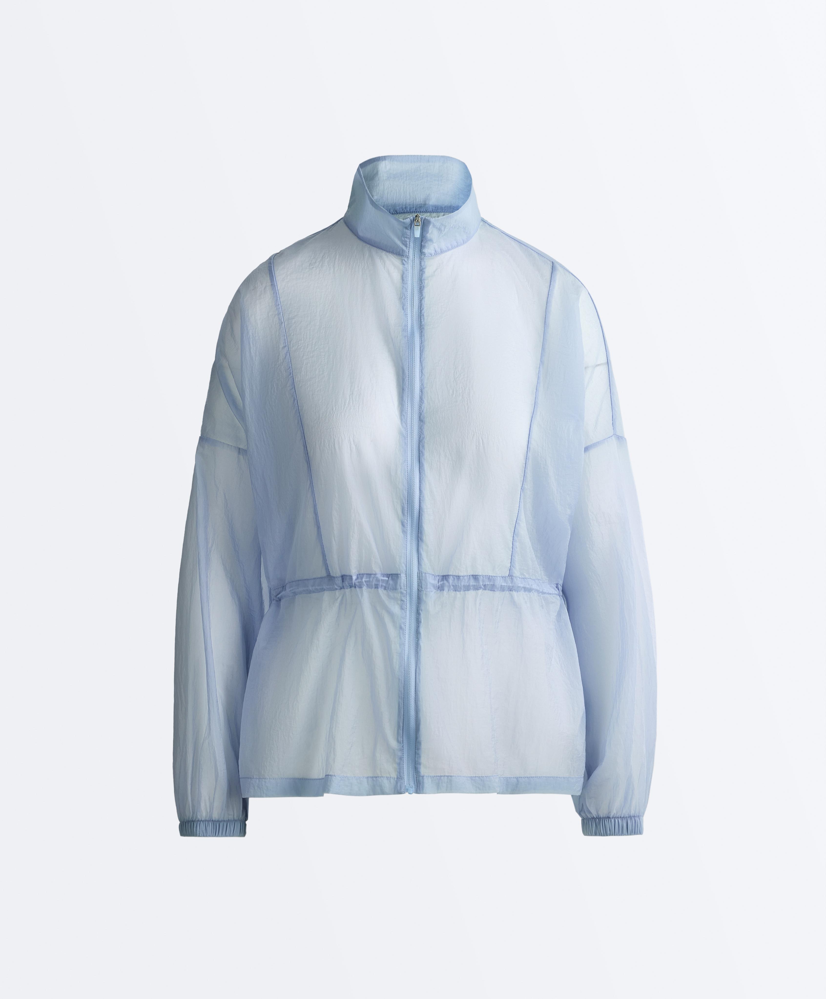 Lightweight track jacket — MID GREY-BLUE