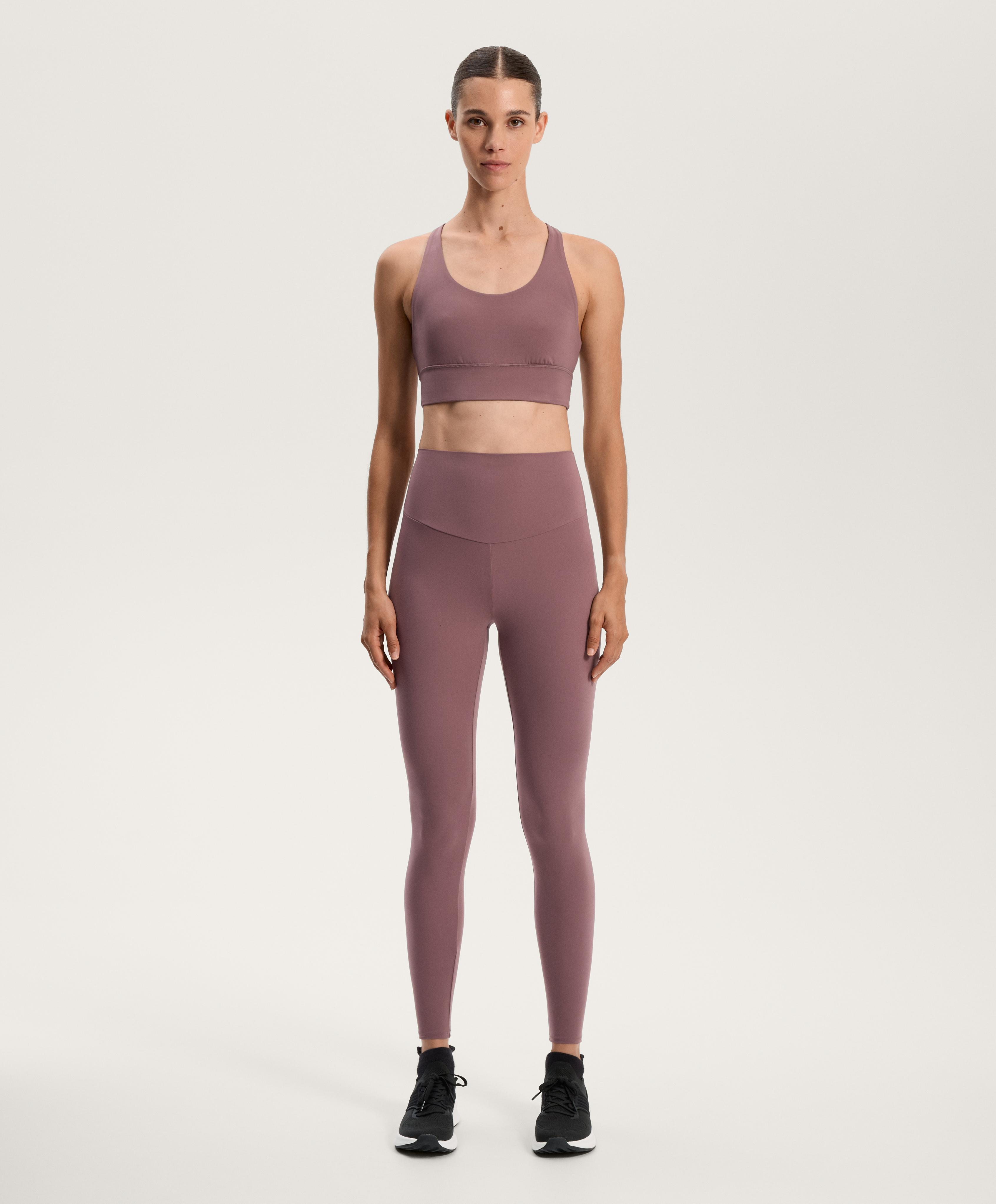 Total Look Comfortlux Super High Rise Comfortlux Malve Rosé mit überkreuztem BH