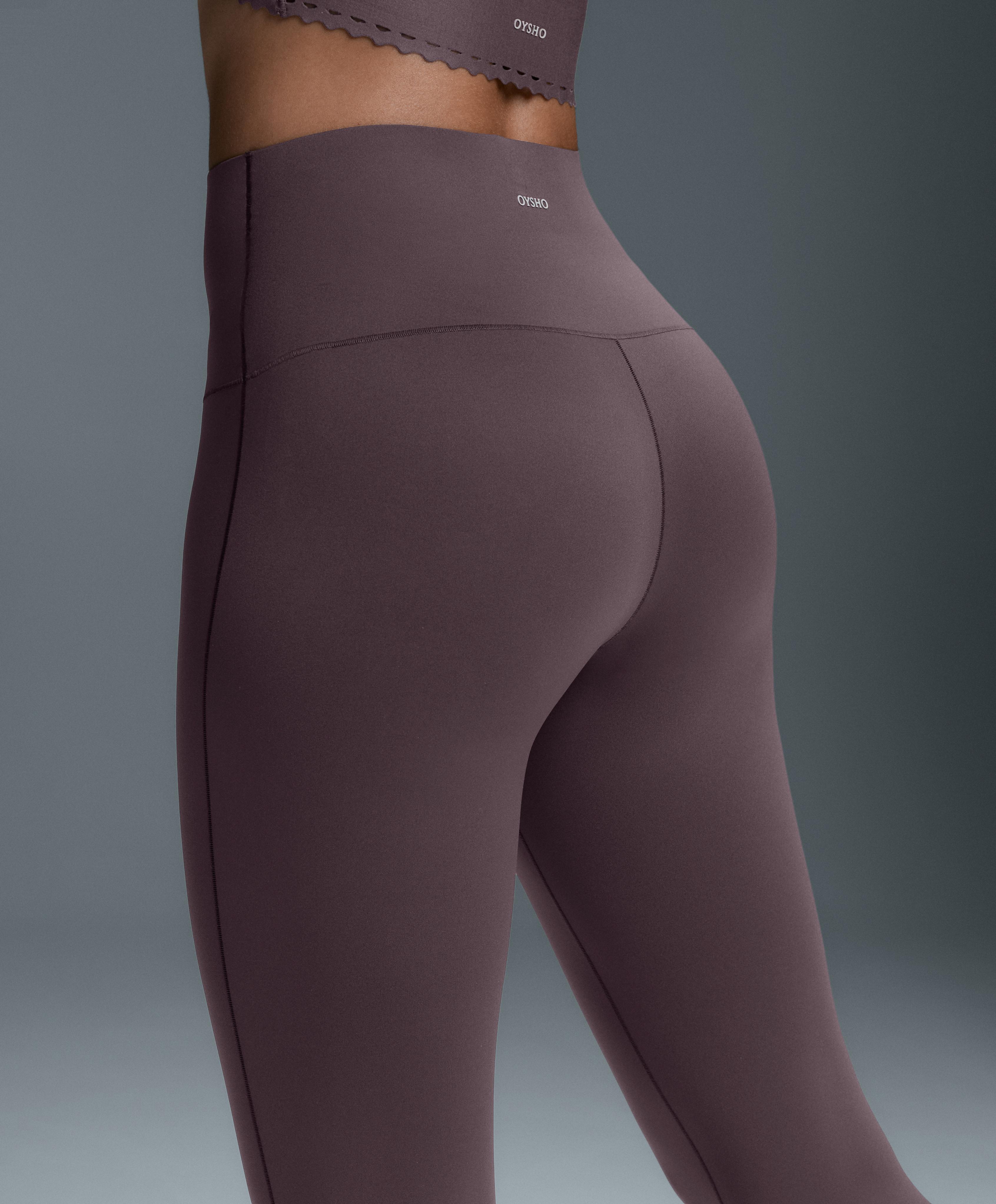 Perfect-adapt high-rise flare trousers — Purplish brown