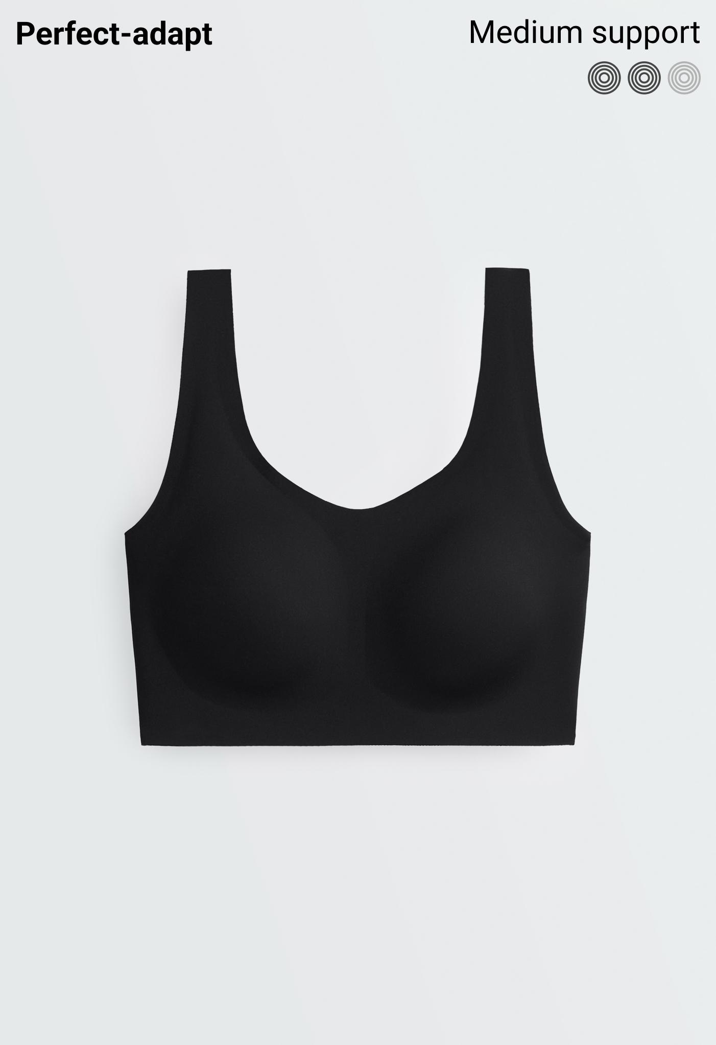 Perfect-adapt medium-support sports bra with cups