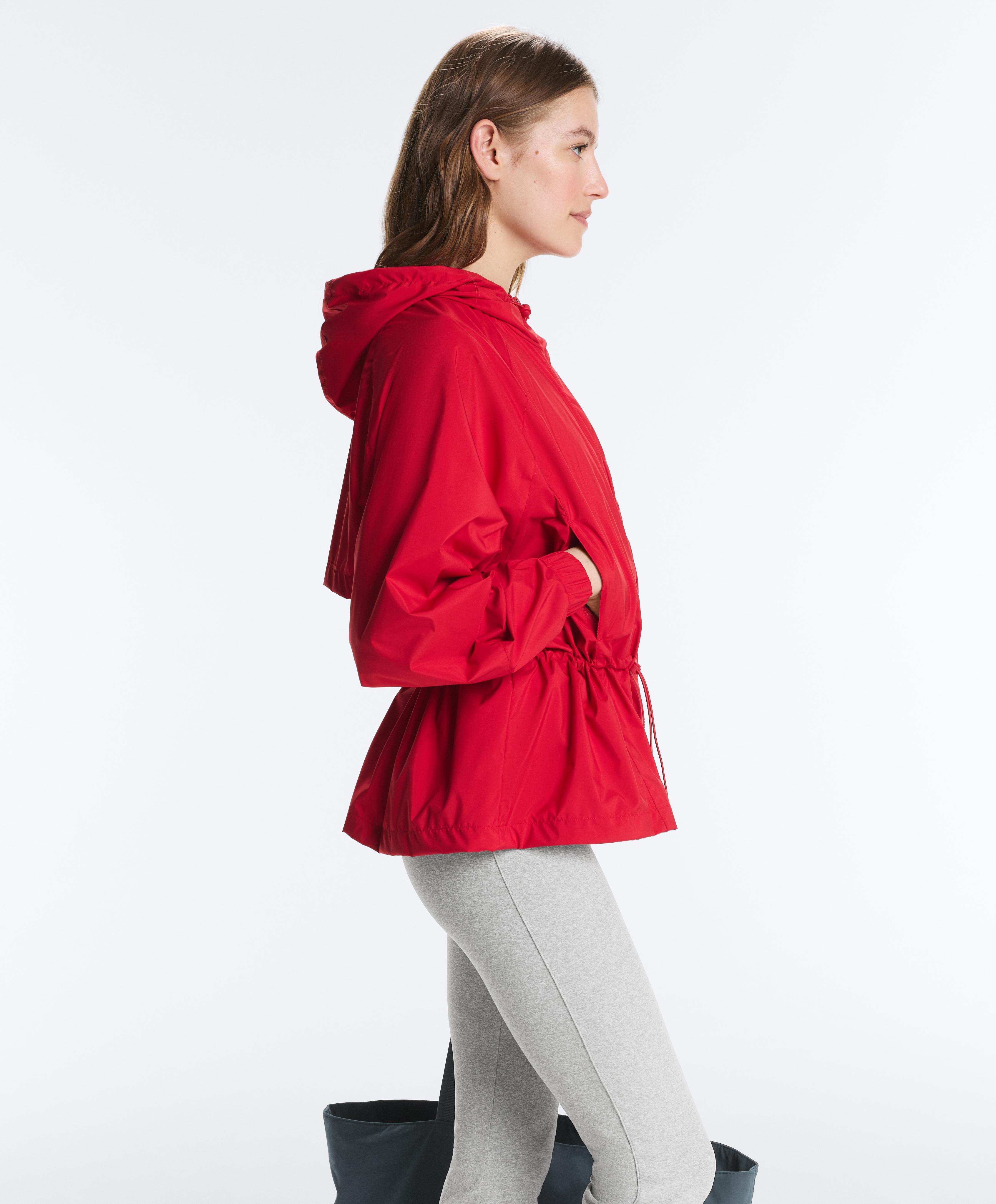 Water-repellent jacket — BRIGHT RED
