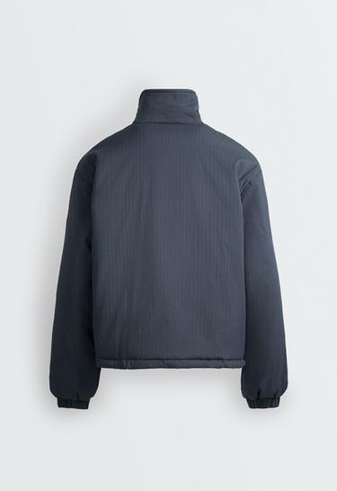 FELLEX® AEROGEL A-line canvas padded jacket — MAUVE-BLUE 8