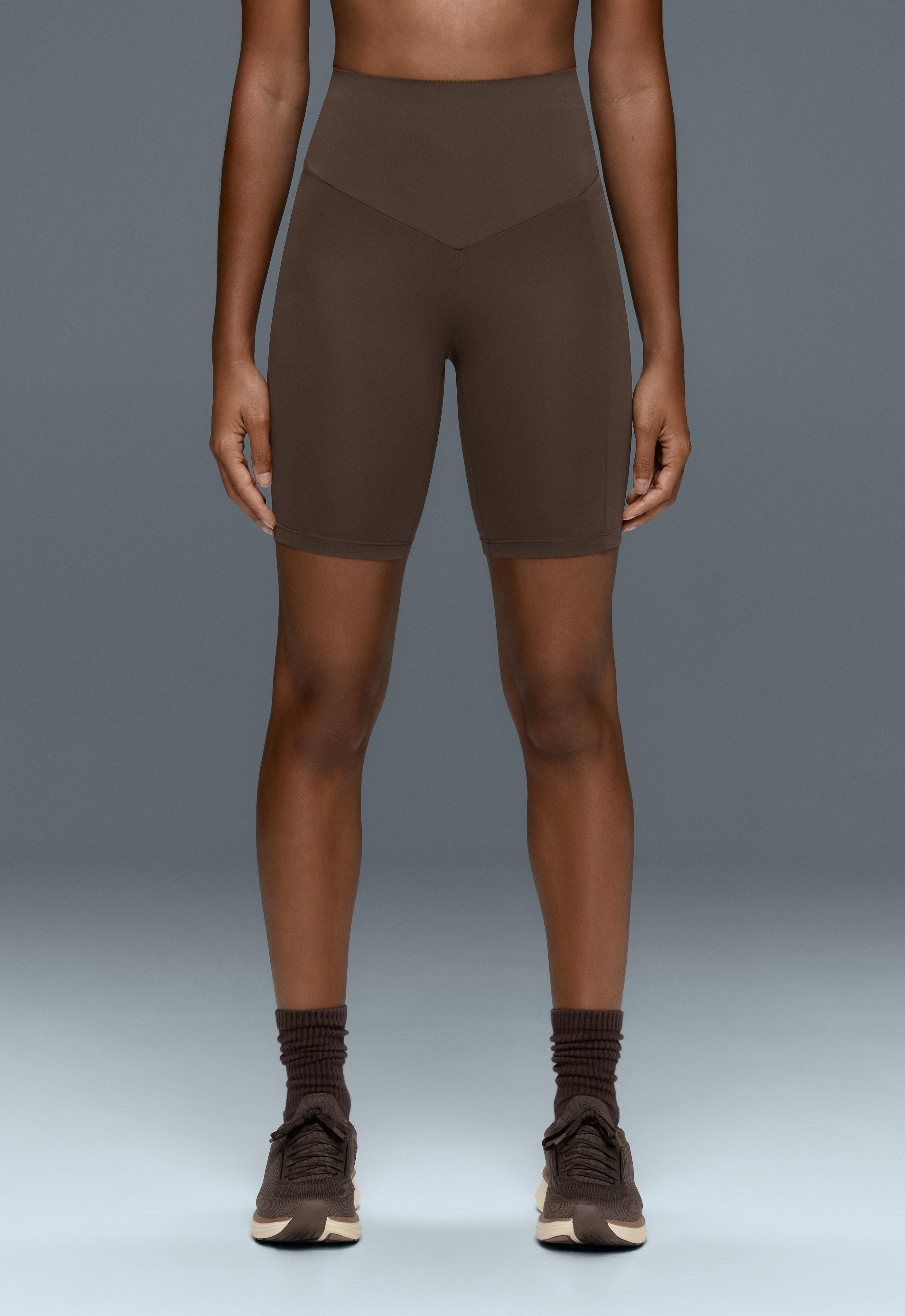 Compressive 20cm high-waisted cycle leggings with pockets Compressive 20cm high-waisted cycle leggings with pockets