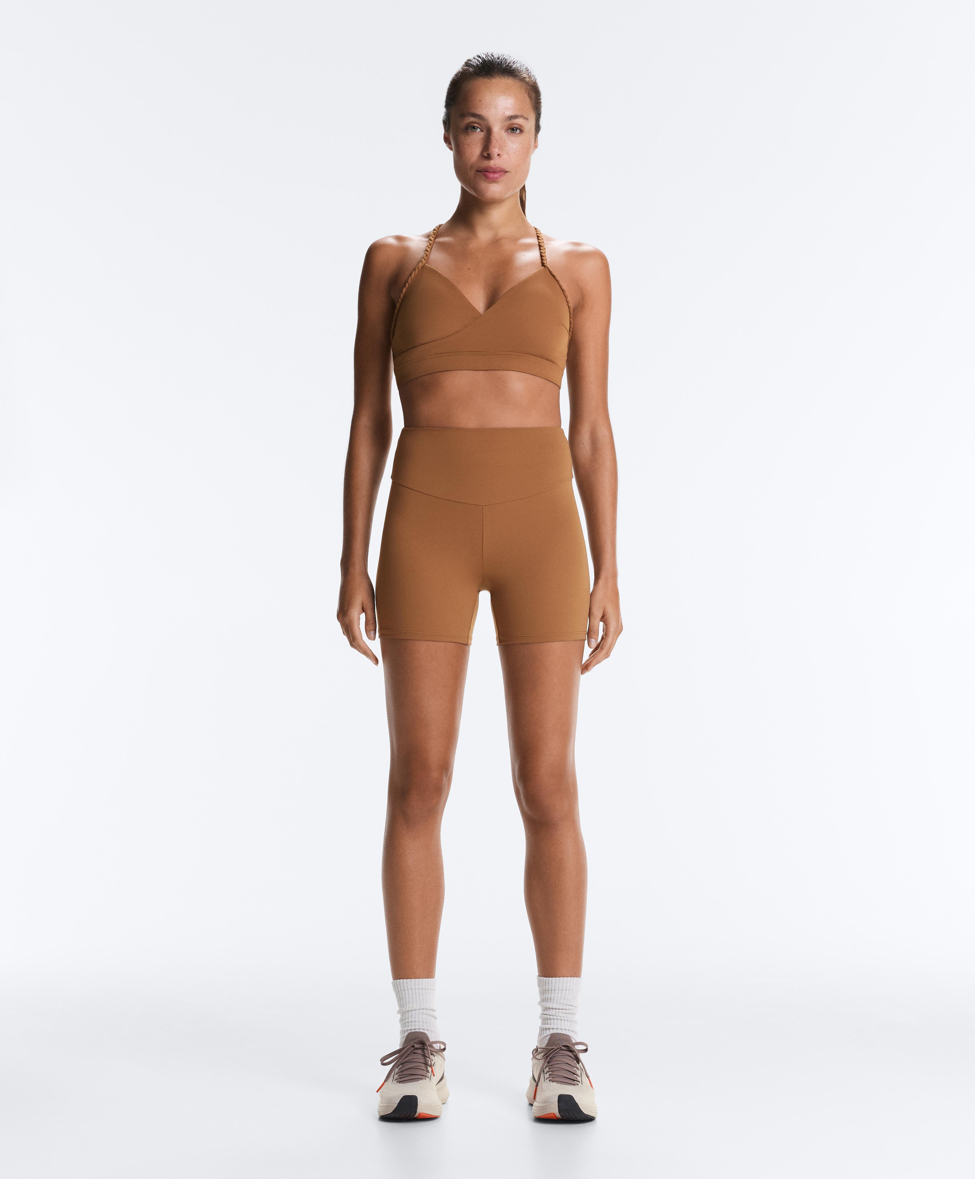 Comfortlux high-waisted 10cm hot pants — TOFFEE