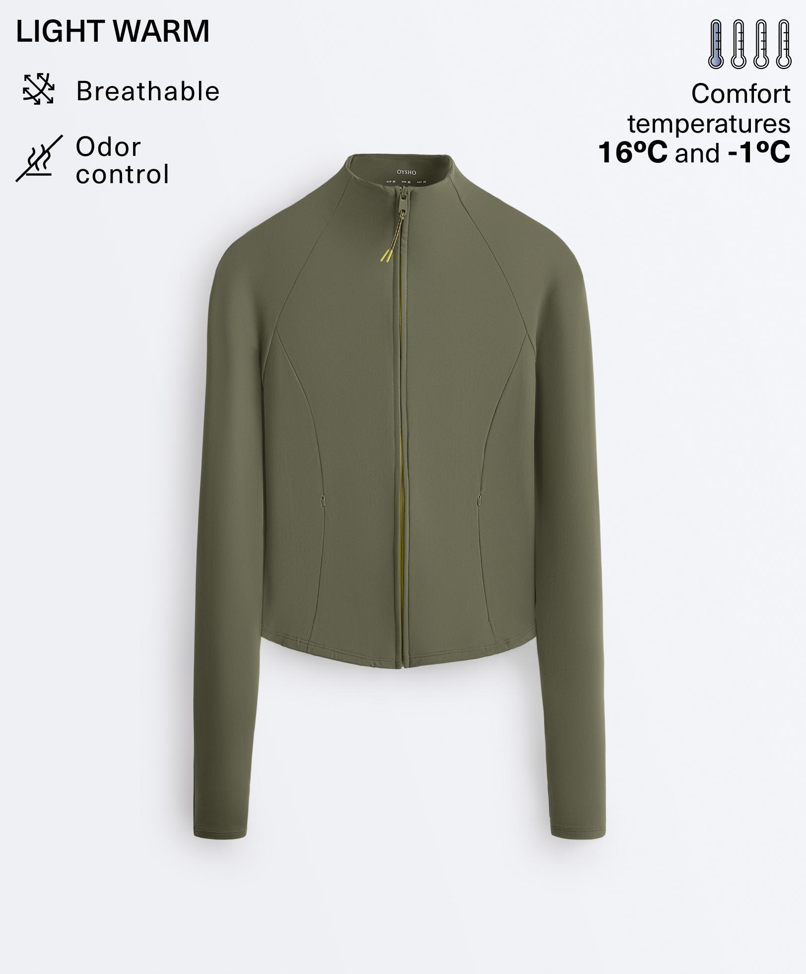 Light warm technical jacket — KHAKI