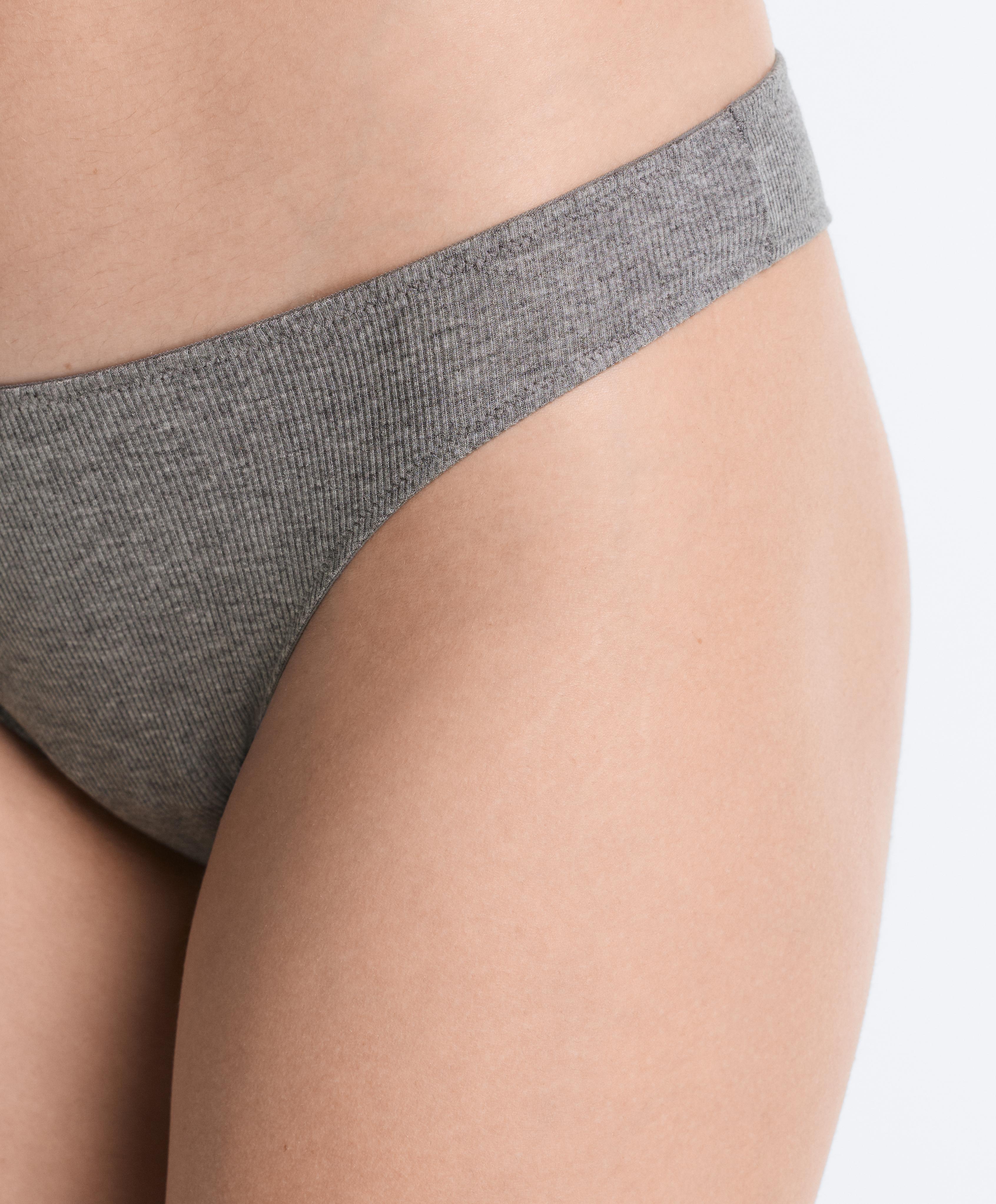 5 pari brazilskih gaćica rib od mešavine pamuka