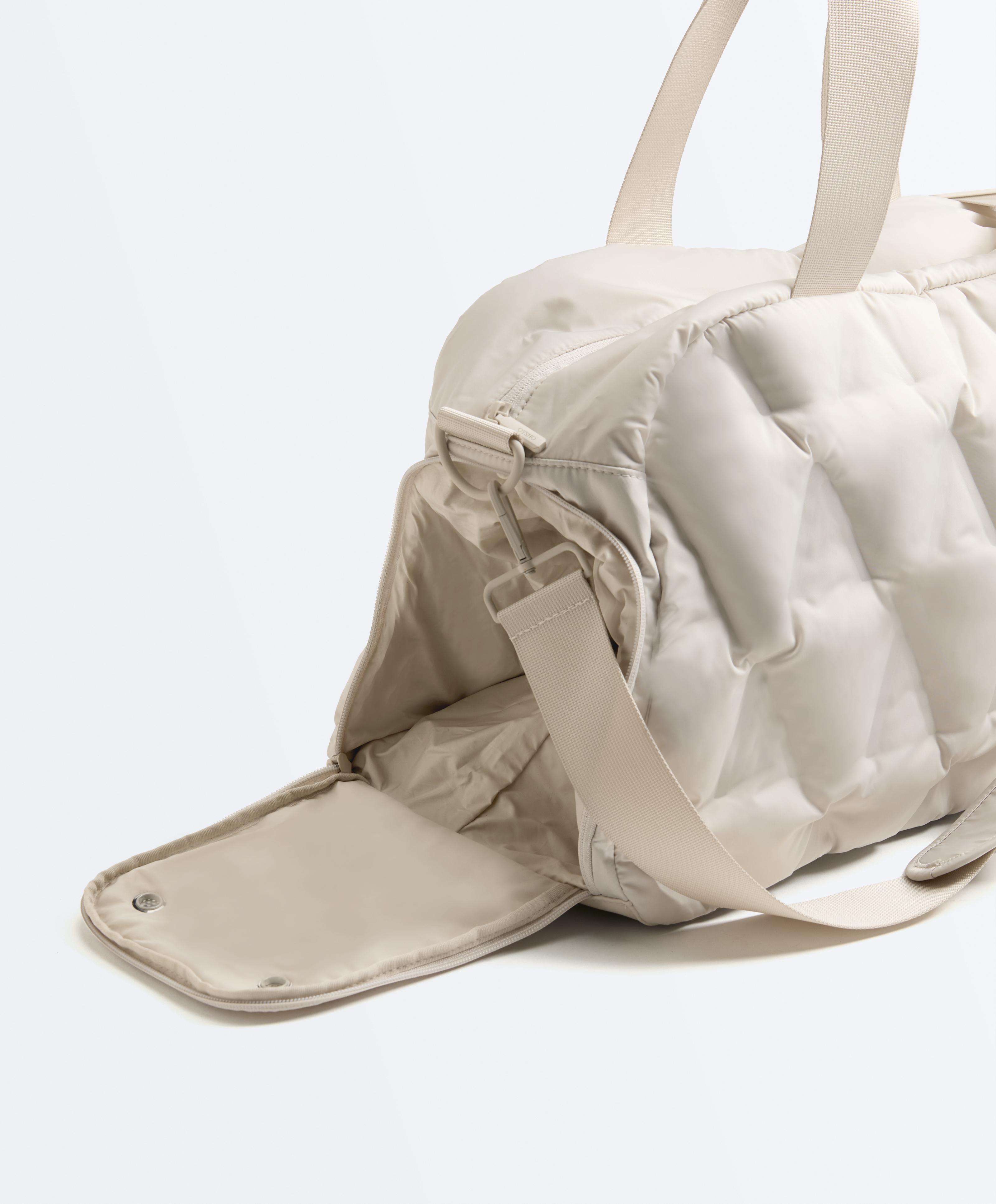 Padded technical Sport bag — ECRU