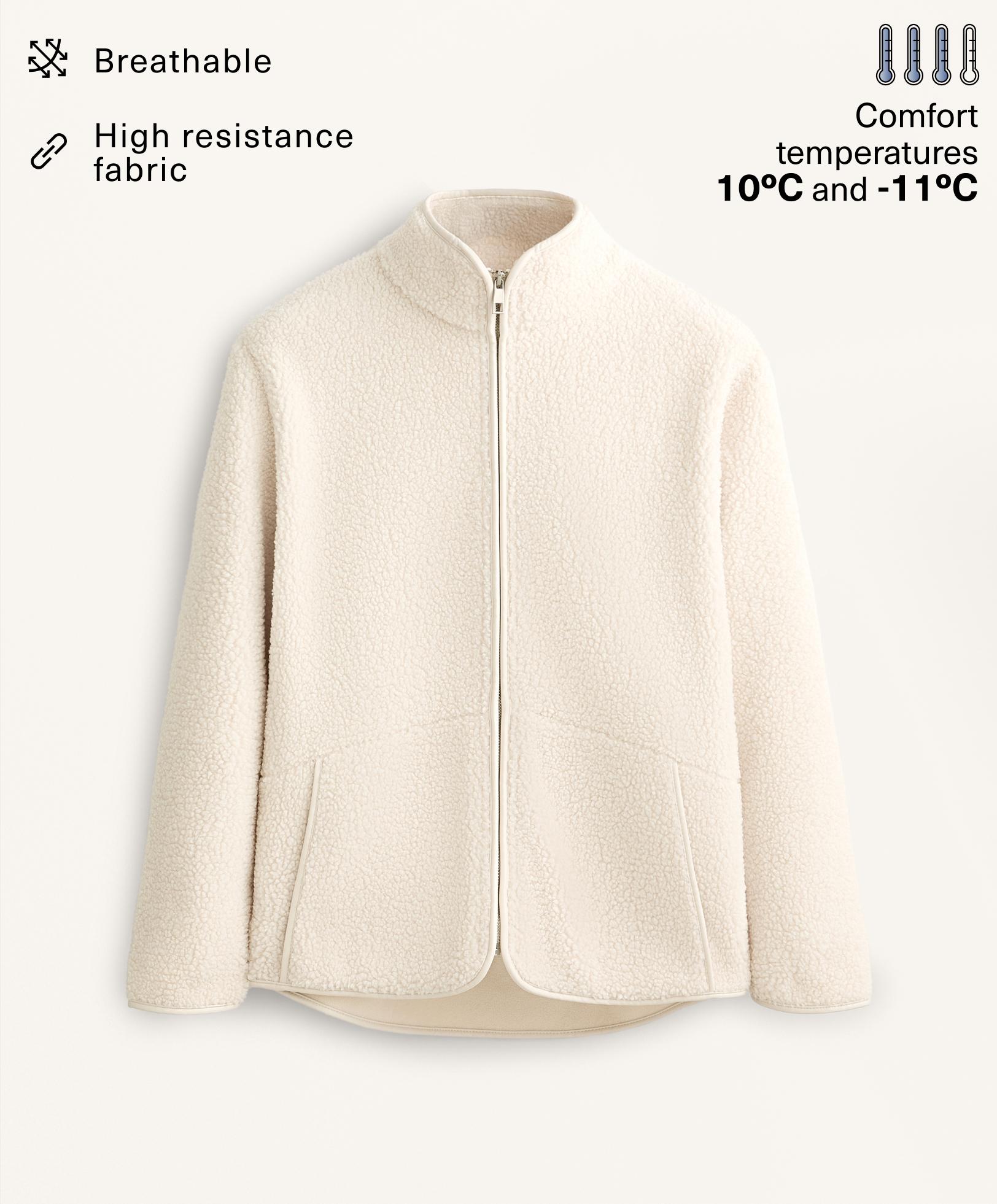 Faux-shearling jacket
