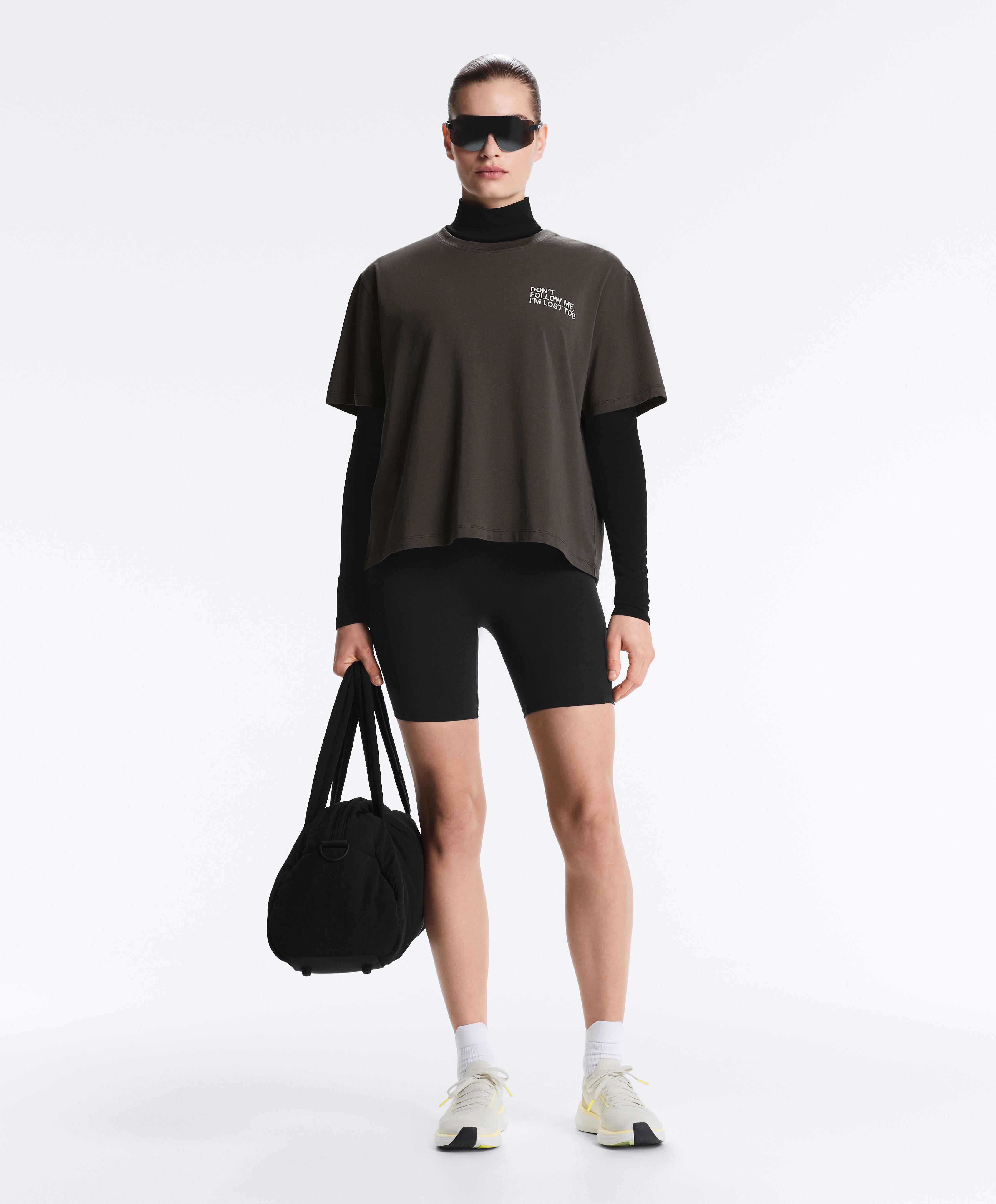 Long sleeve thermal base layer T-shirt — BLACK