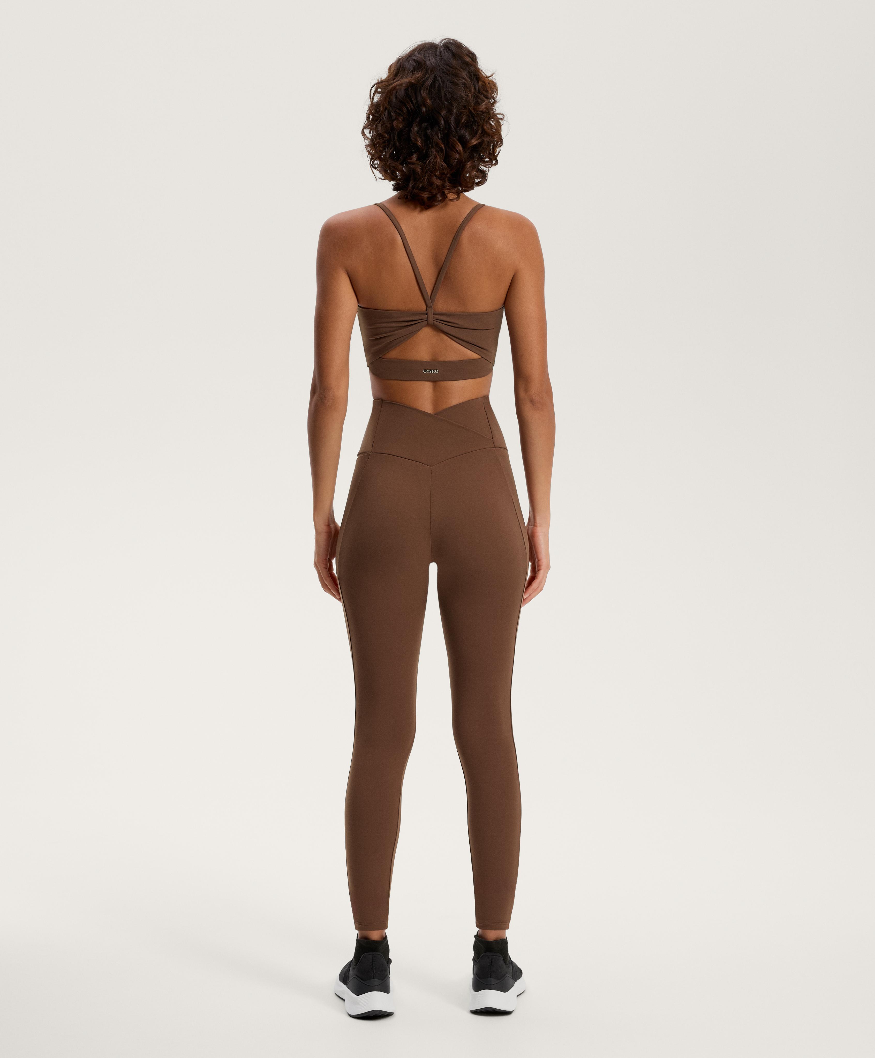 Total look Comfortlux super high rise Comfortlux pockets dark tile with crossover bra Total look Comfortlux super high rise Comfortlux pockets dark tile with crossover bra