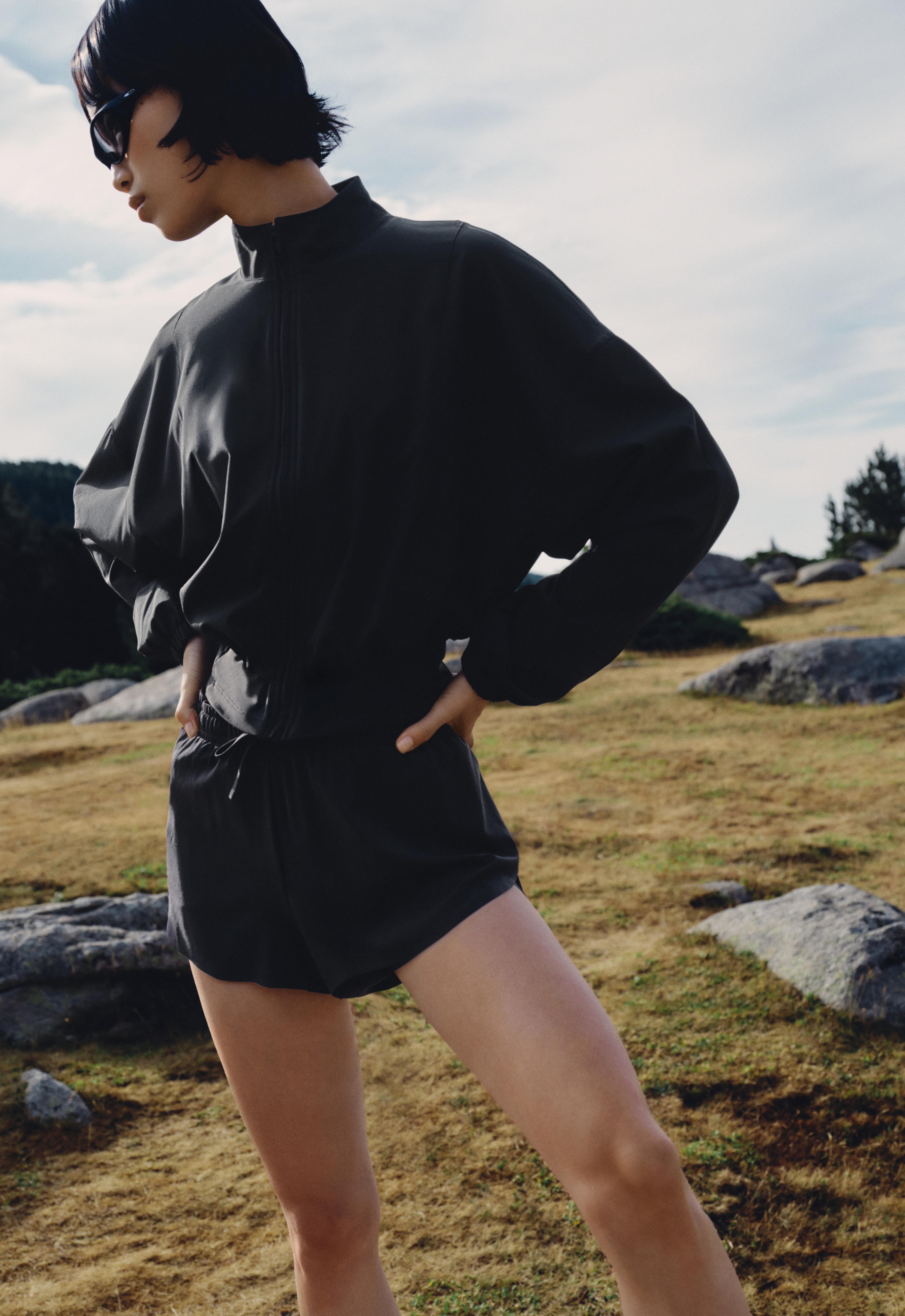 Double stretch technical jacket — BLACK