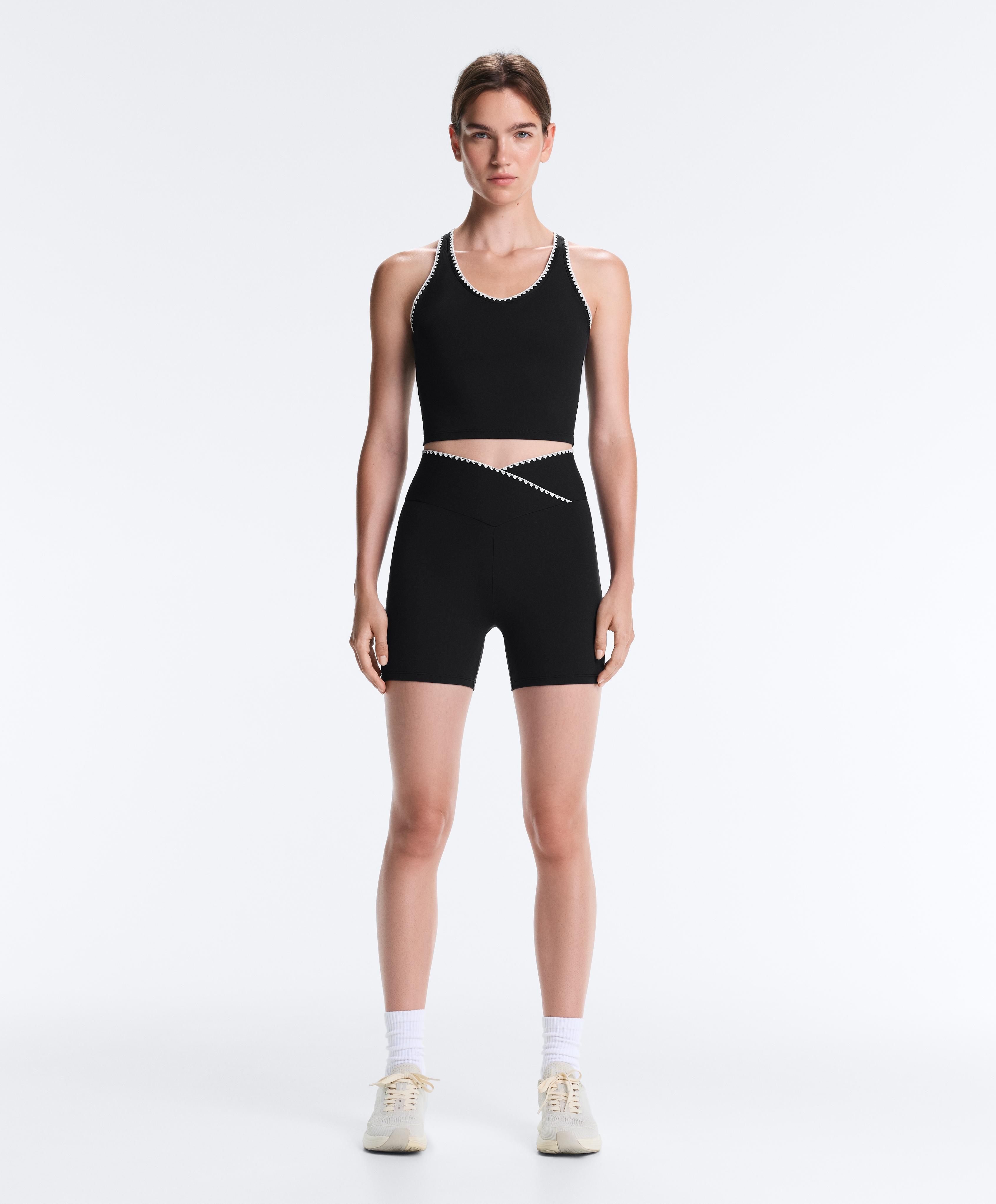 Comfortlux tank top met contraststiksels Comfortlux tank top met contraststiksels