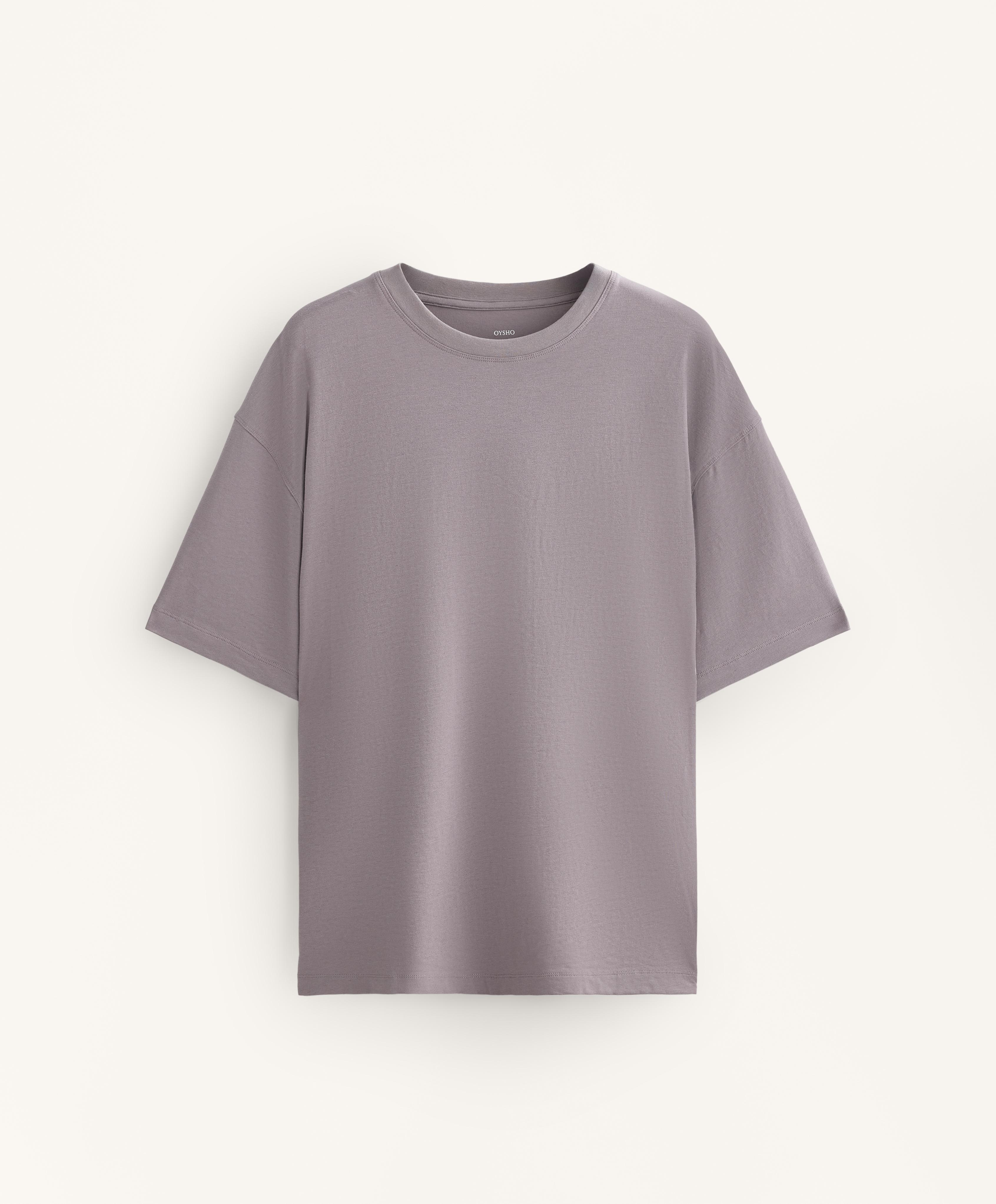 T-shirt à manches courtes en coton mélangé