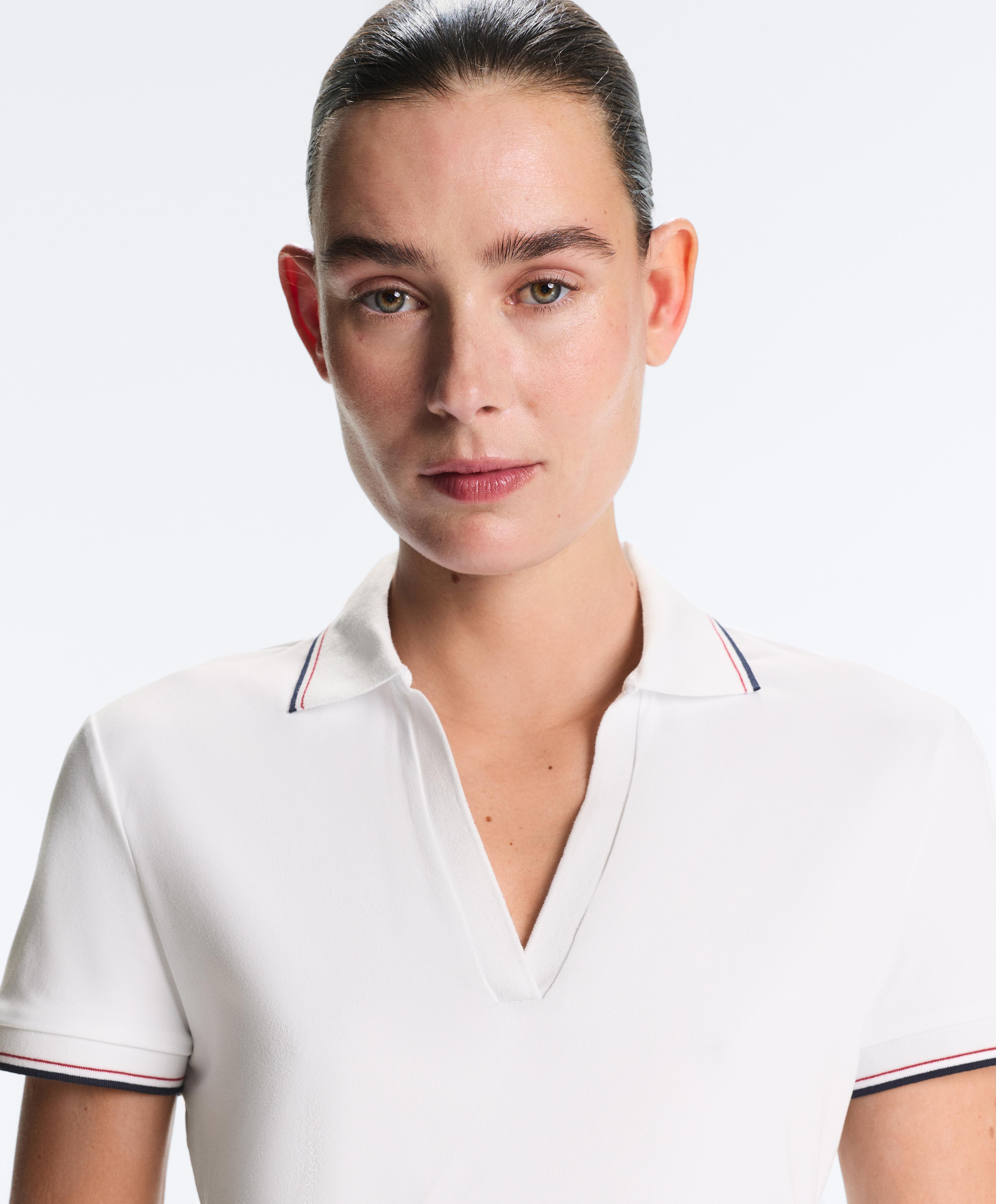 Comfortlux short sleeve polo shirt — WHITE