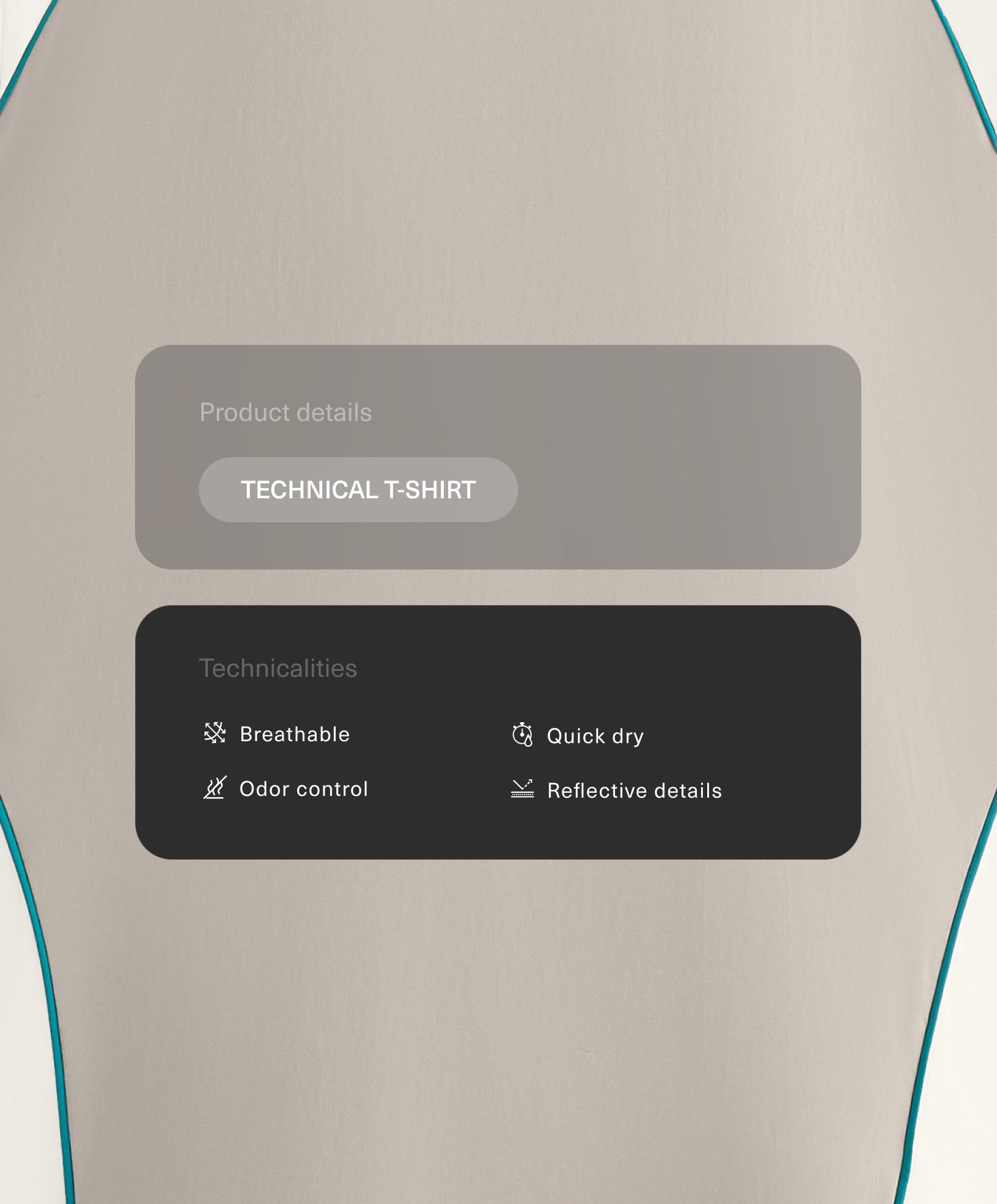 Τεχνικό μπλουζάκι κοντομάνικο με σχέδια - Εκπτώσεις