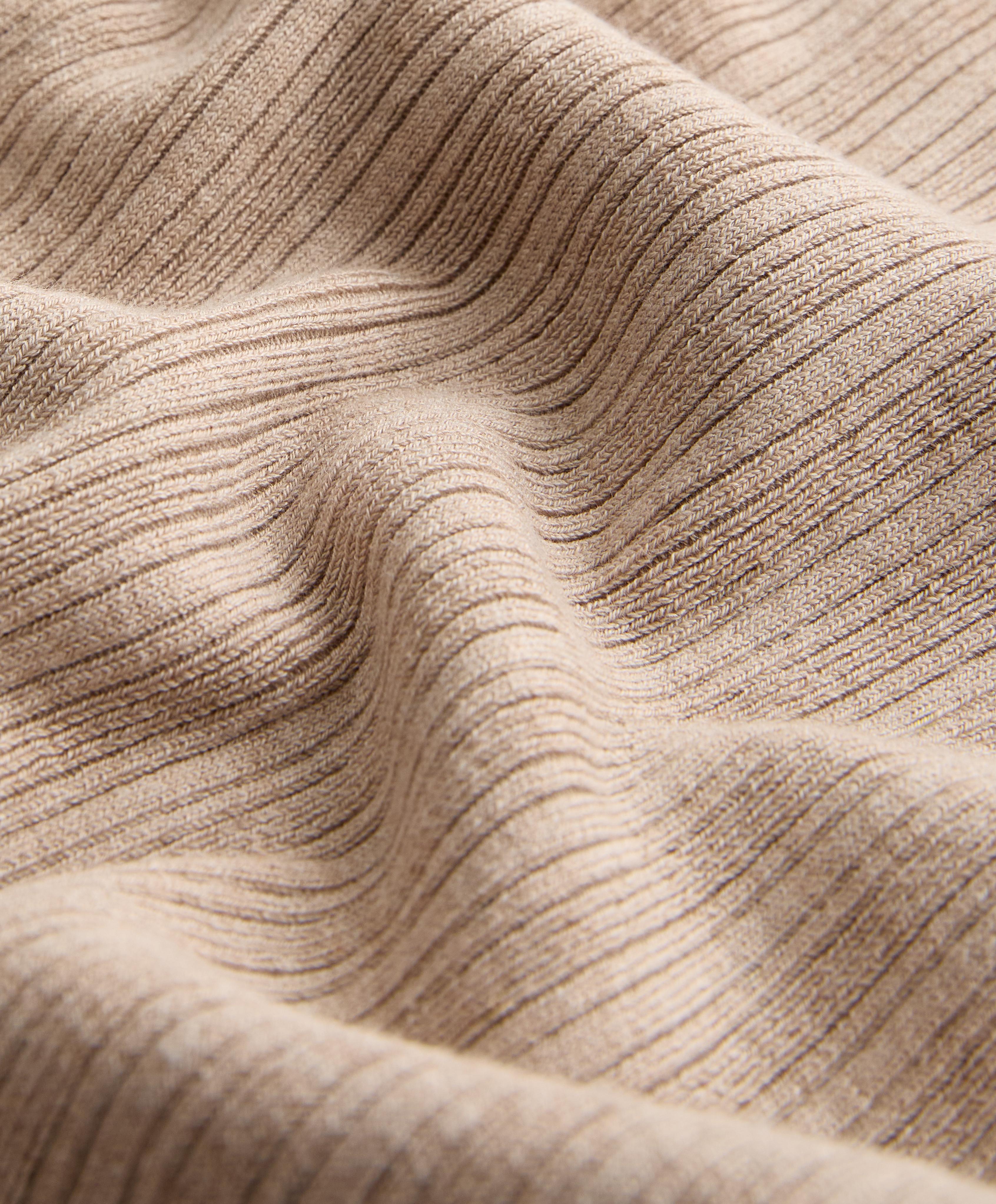 Crossed rib knit jumper — SANDY          